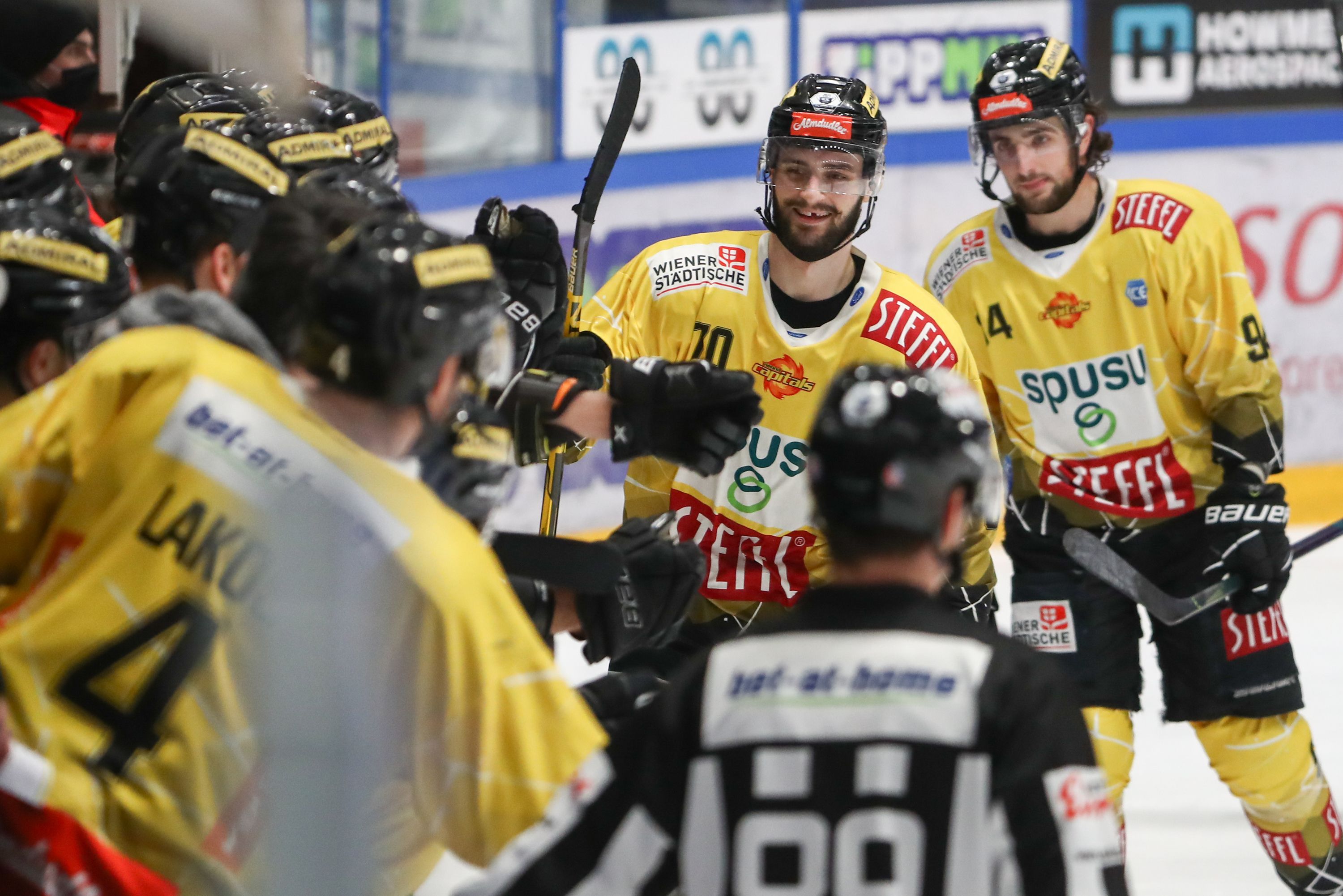 Die spusu Capitals führen im Viertelfinal-Playoff.