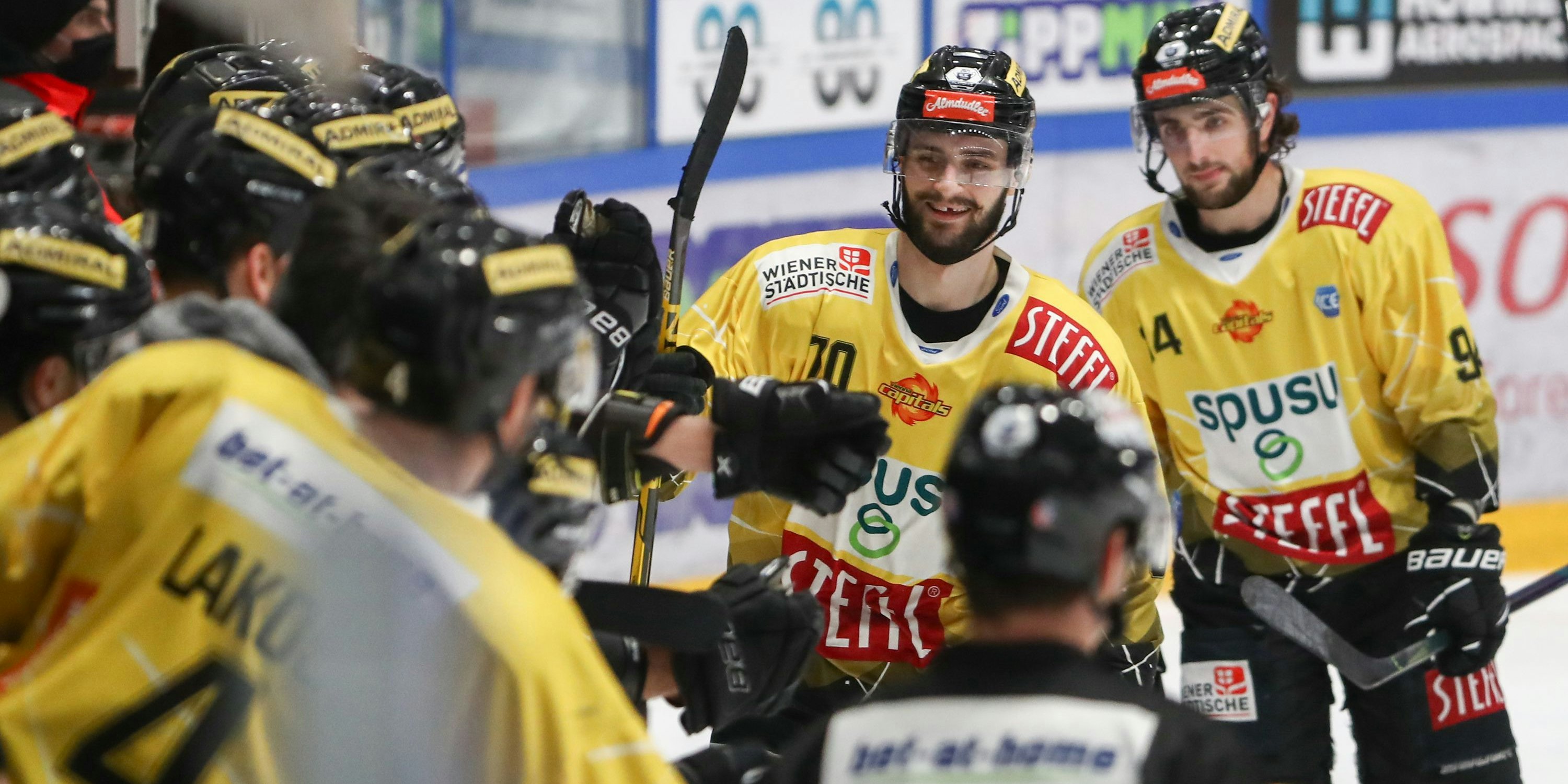 Die spusu Capitals führen im Viertelfinal-Playoff.