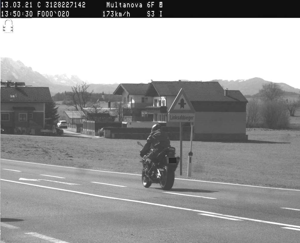 Radarmessungen ließen den Raser auffliegen