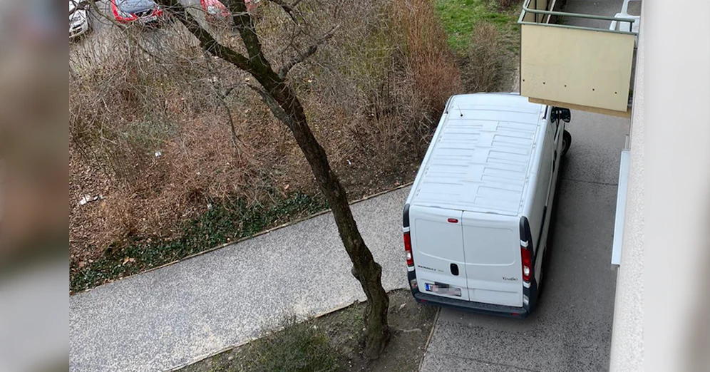 Am Montag gab es wieder Ärger im Gemeindebau wegen eines Transporters