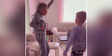 Nach einem langen Jahr! 102-Jährige tanzt mit Urenkel