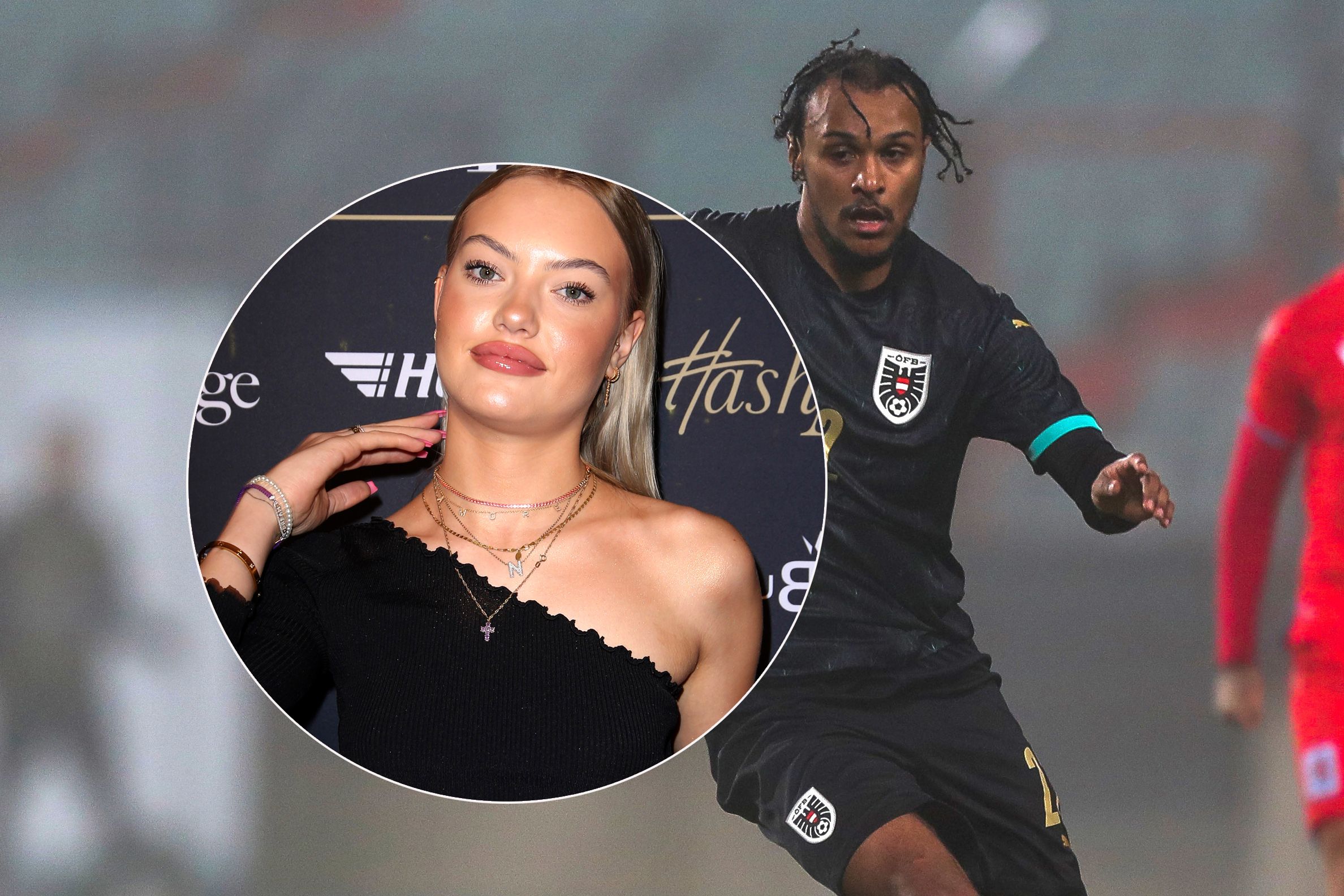 Cheyenne Ochsenknecht macht Valentino Lazaro zum Patenonkel.