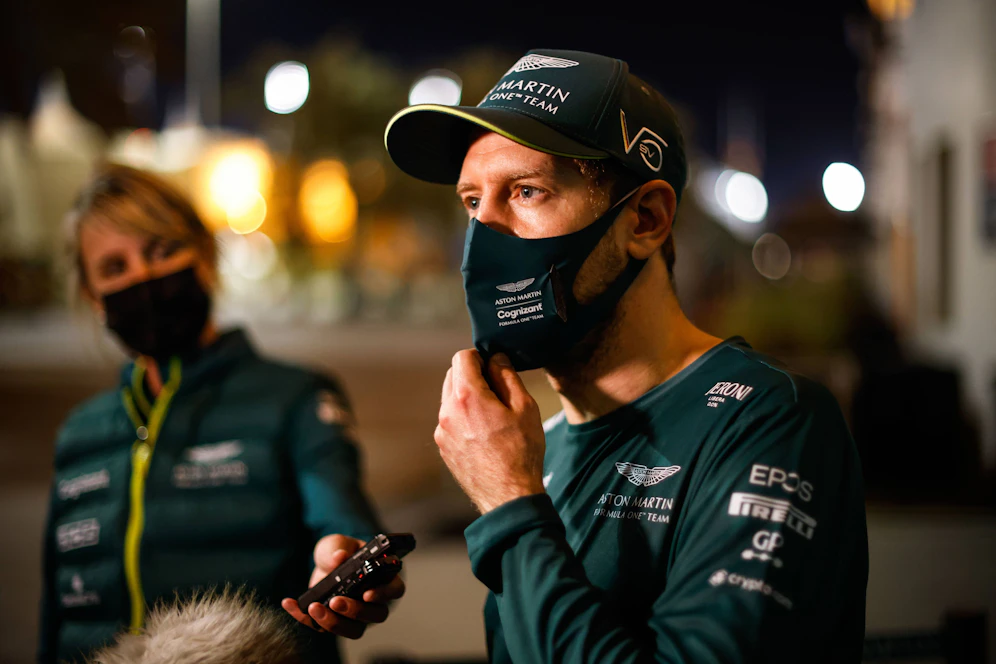 Sebastian Vettel im neuen Outfit.