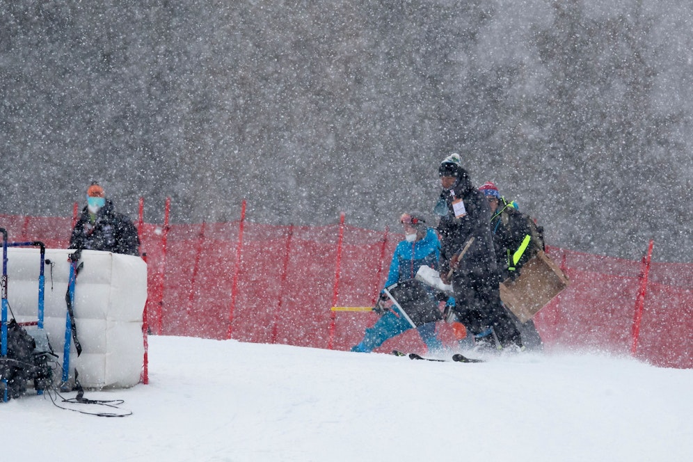 Schlechtwetter macht vor dem Weltcup-Finale in Lenzerheide Sorgen.