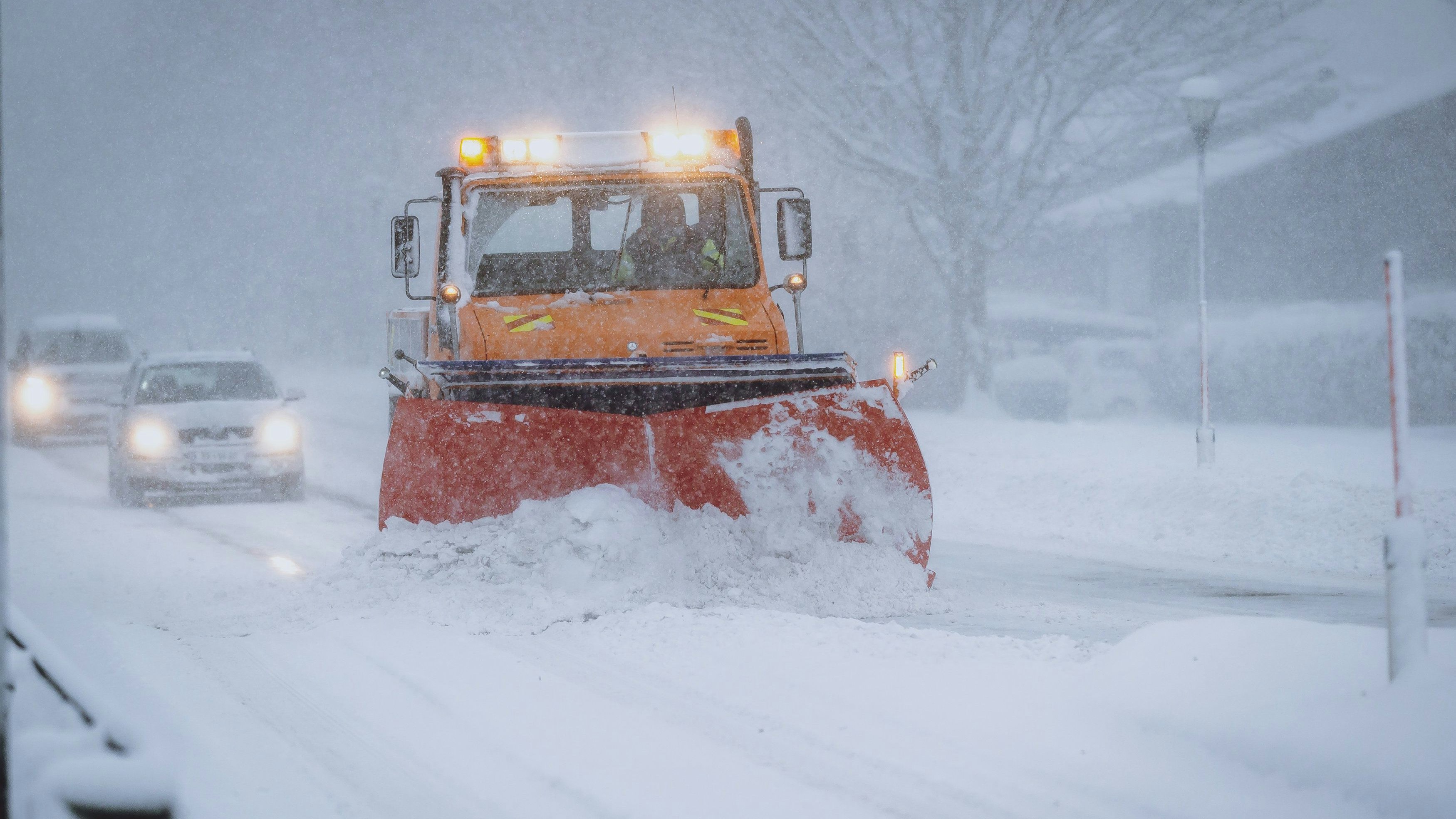 Heftiger Schneefall in Österreich. Archivbild