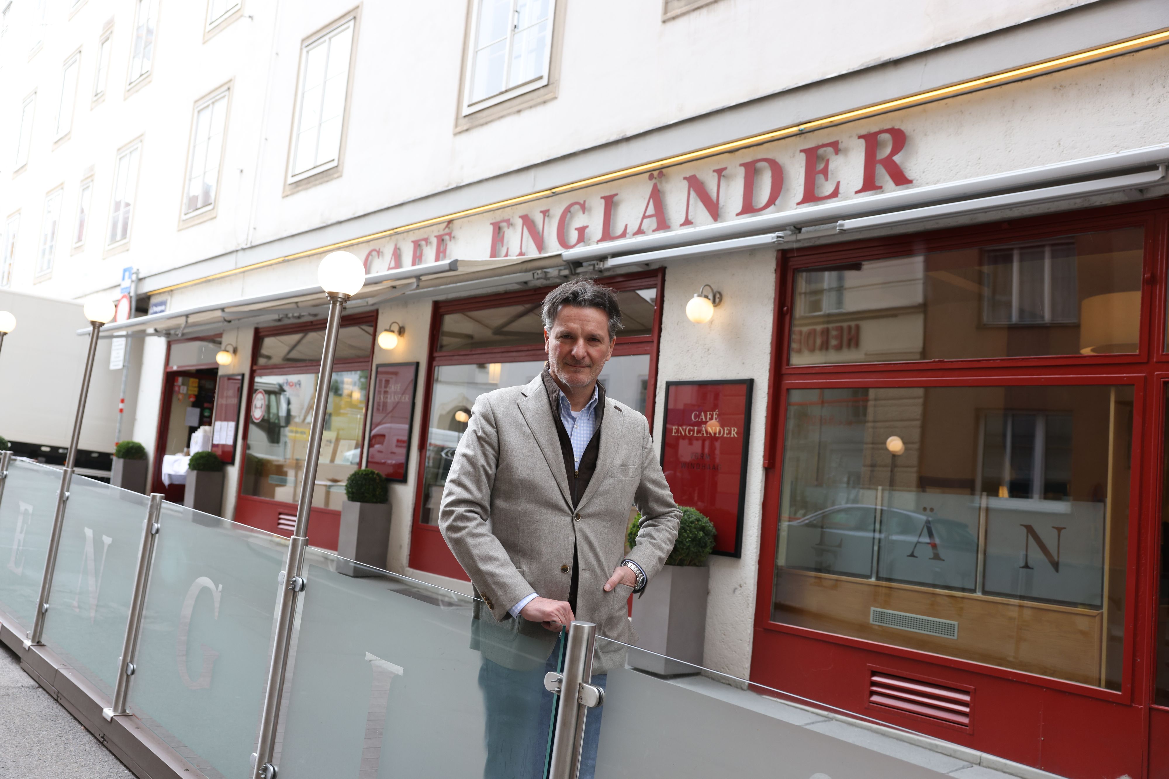 Christian Wukonigg vom "Café Engländer"