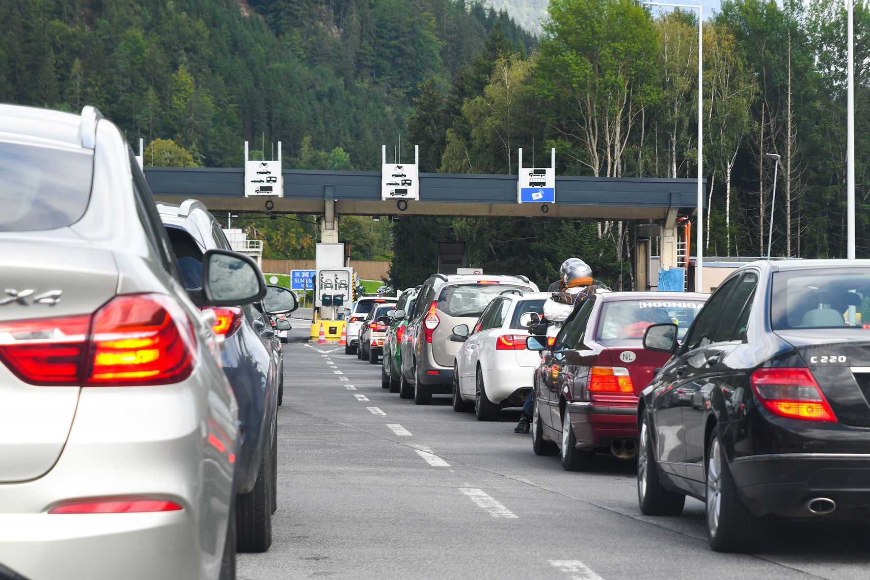 Maut-Station auf der A9