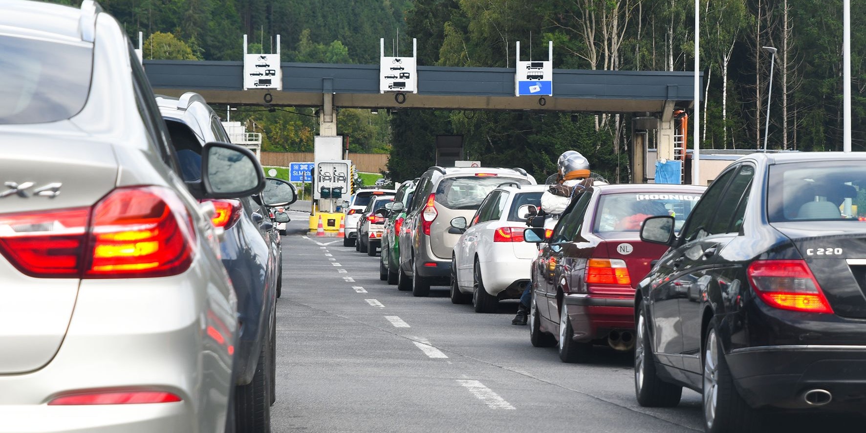 Maut-Station auf der A9