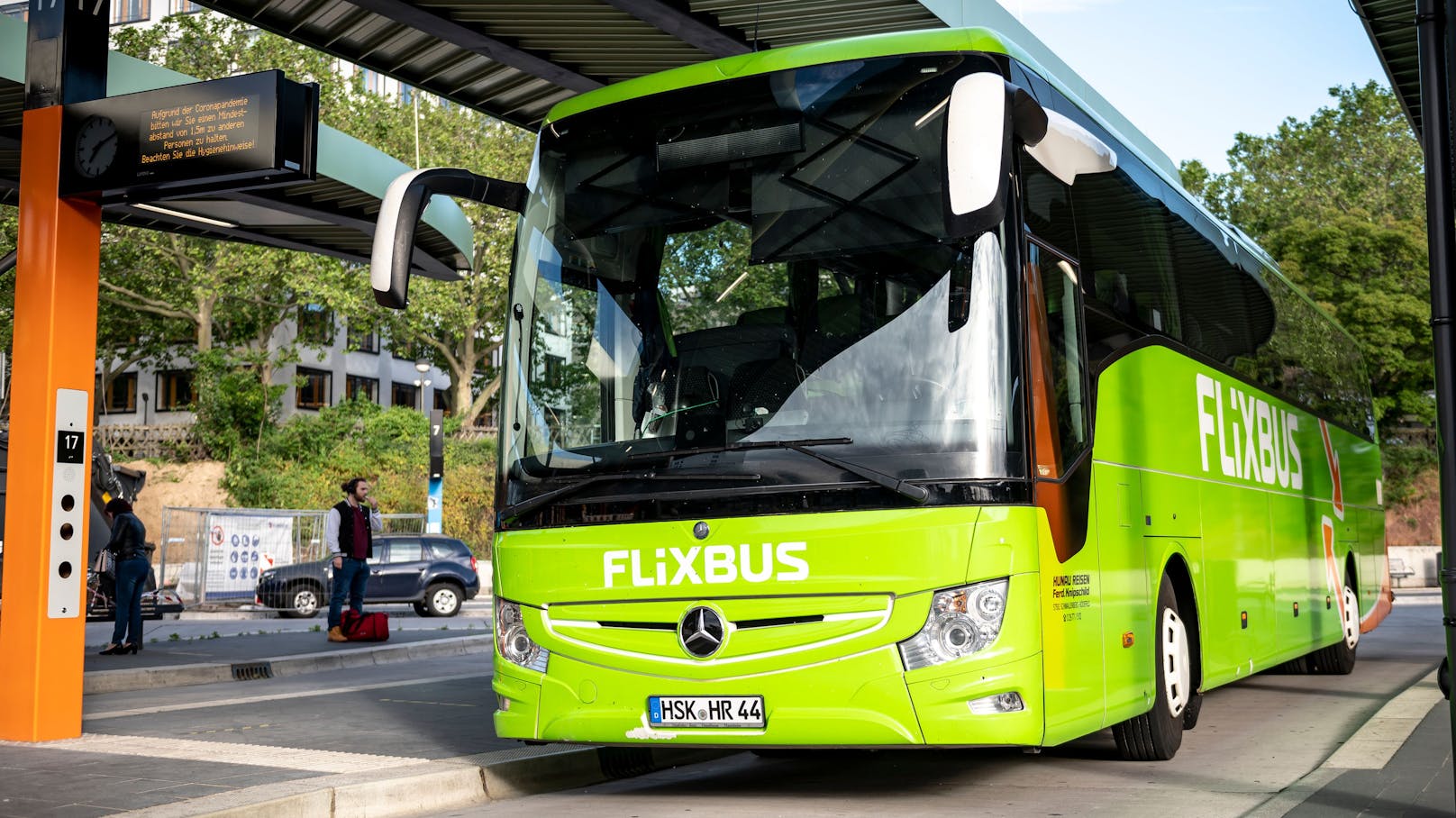 Ein Flixbus in Deutschland (Symbolbild)
