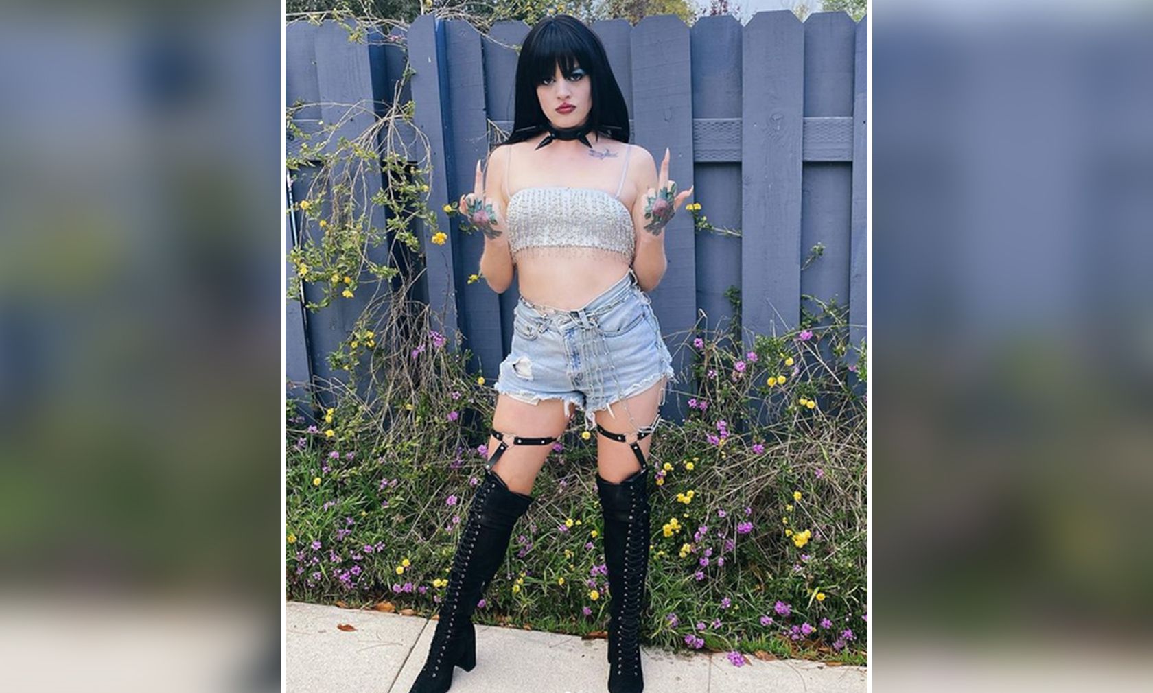 Die junge Tänzerin "Rovi Wade" kleidete sich laut einer Nachbarin viel zu sexy. Die rief einfach die Polizei. 