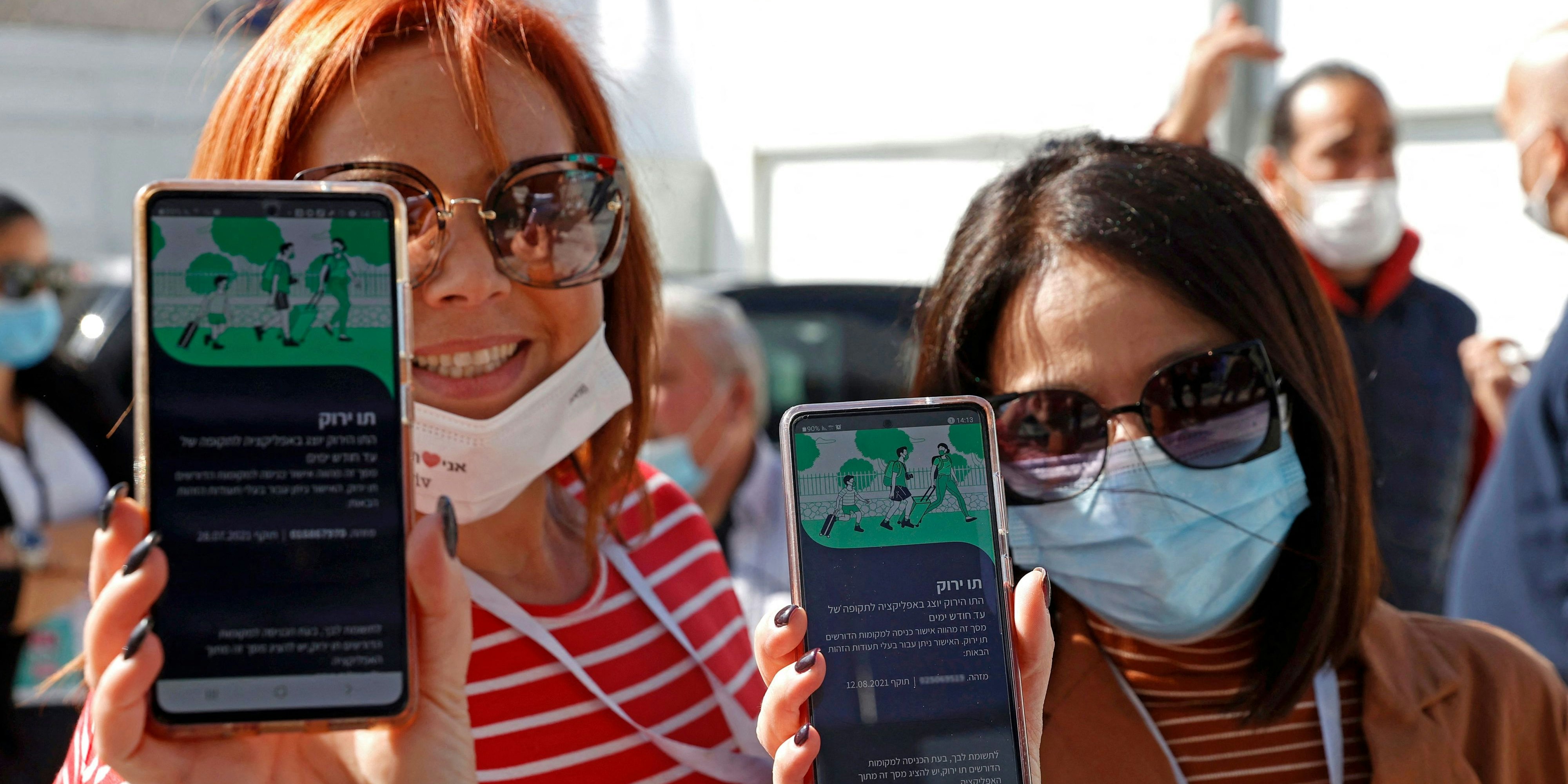 In Israel gibt es den grünen Pass bereits.