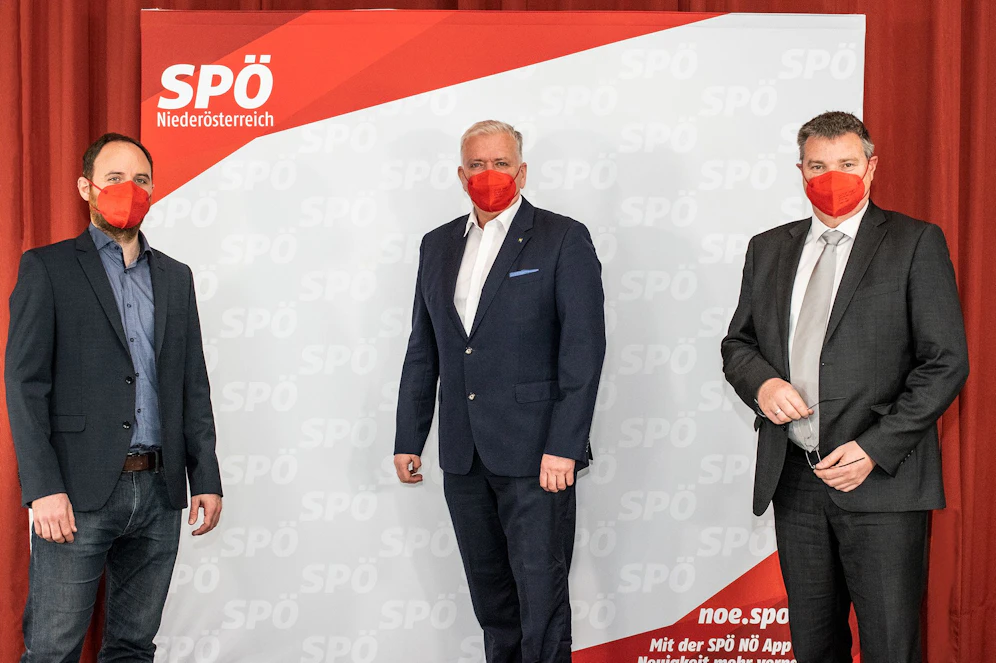 Seltenheim, Schnabl und Kocevar (v.l.n.r.)