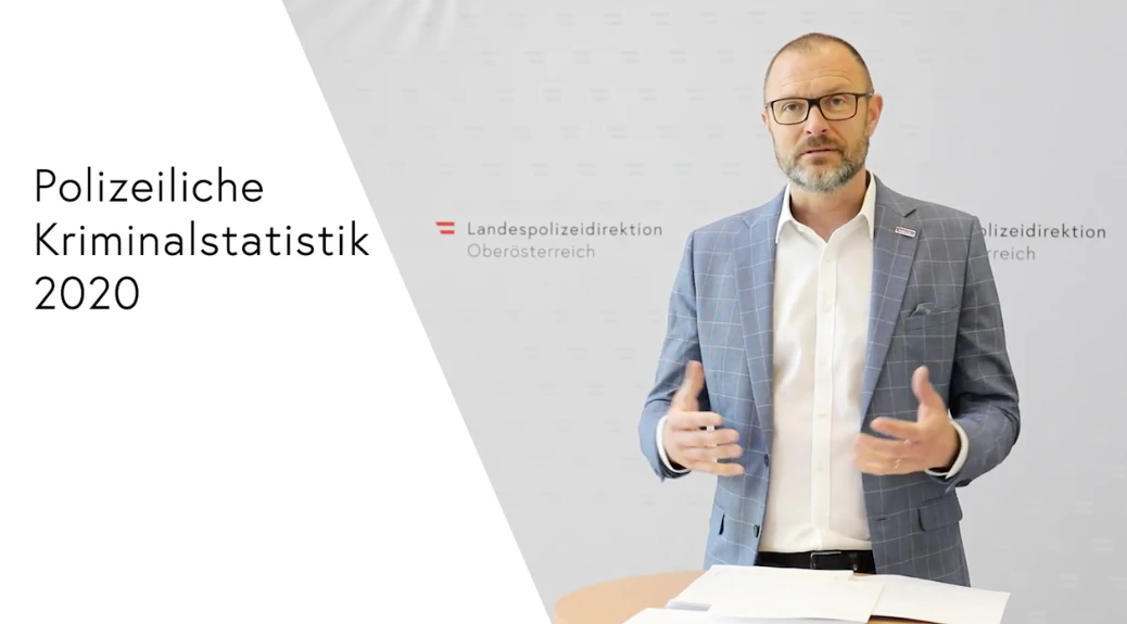 Polizeidirektor Andreas Pilsl präsentierte am Donnestag zusammen mit LKA-Chef Gottfried Mitterlehner die OÖ Kriminalstatistik des abgelaufenen Jahres.