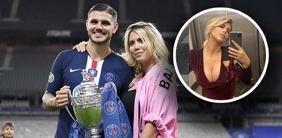 Mauro Icardi und seine Frau Wanda Nara. 