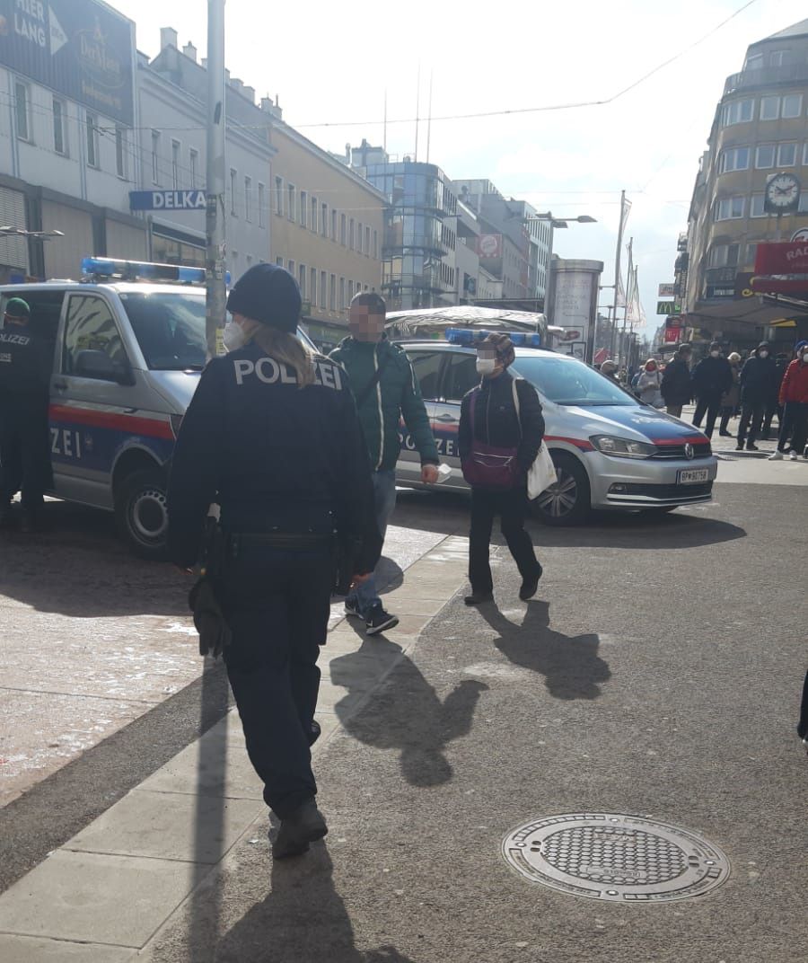 Polizei-Einsatz in Wien-Favoriten