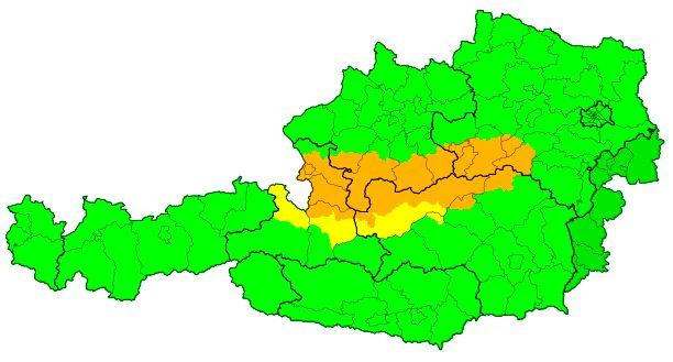 Mehrere Zentimeter Schneefall erwartet: Unwetterwarnung an der Alpennordseite bis Donnerstagabend