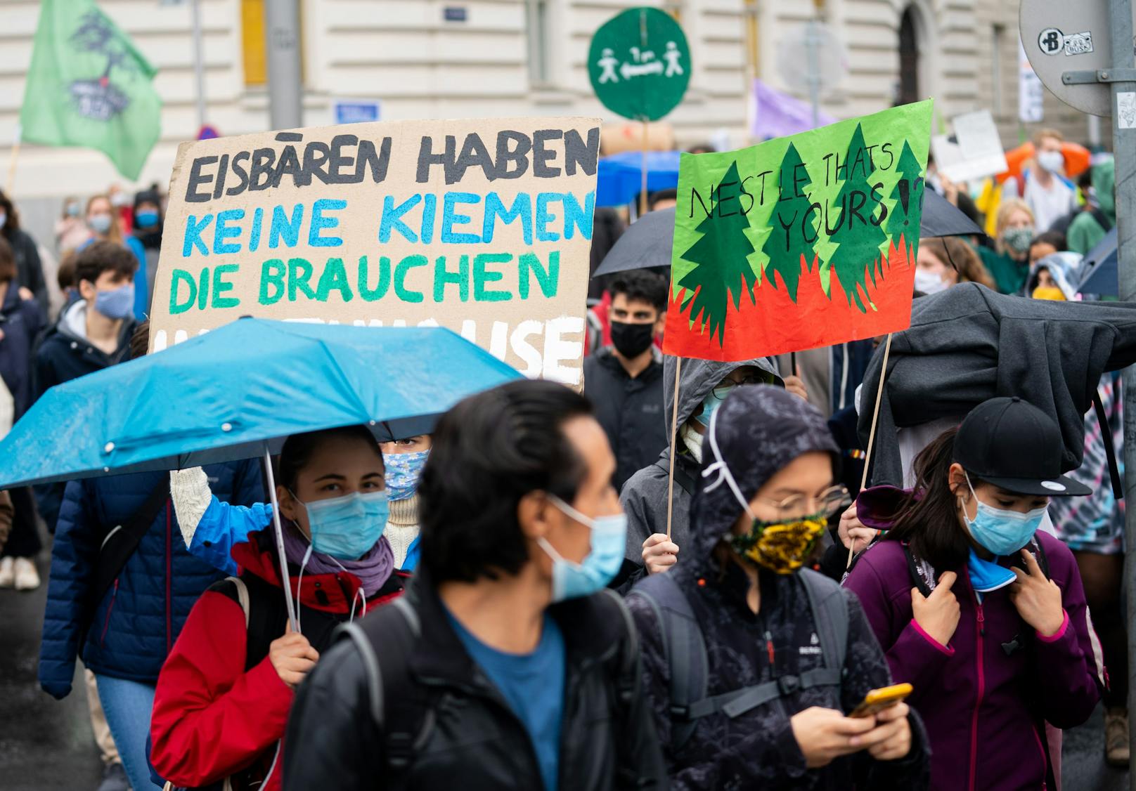 Bilder des "Fridays for Future"-Klimastreiks in Wien am 25. September 2020