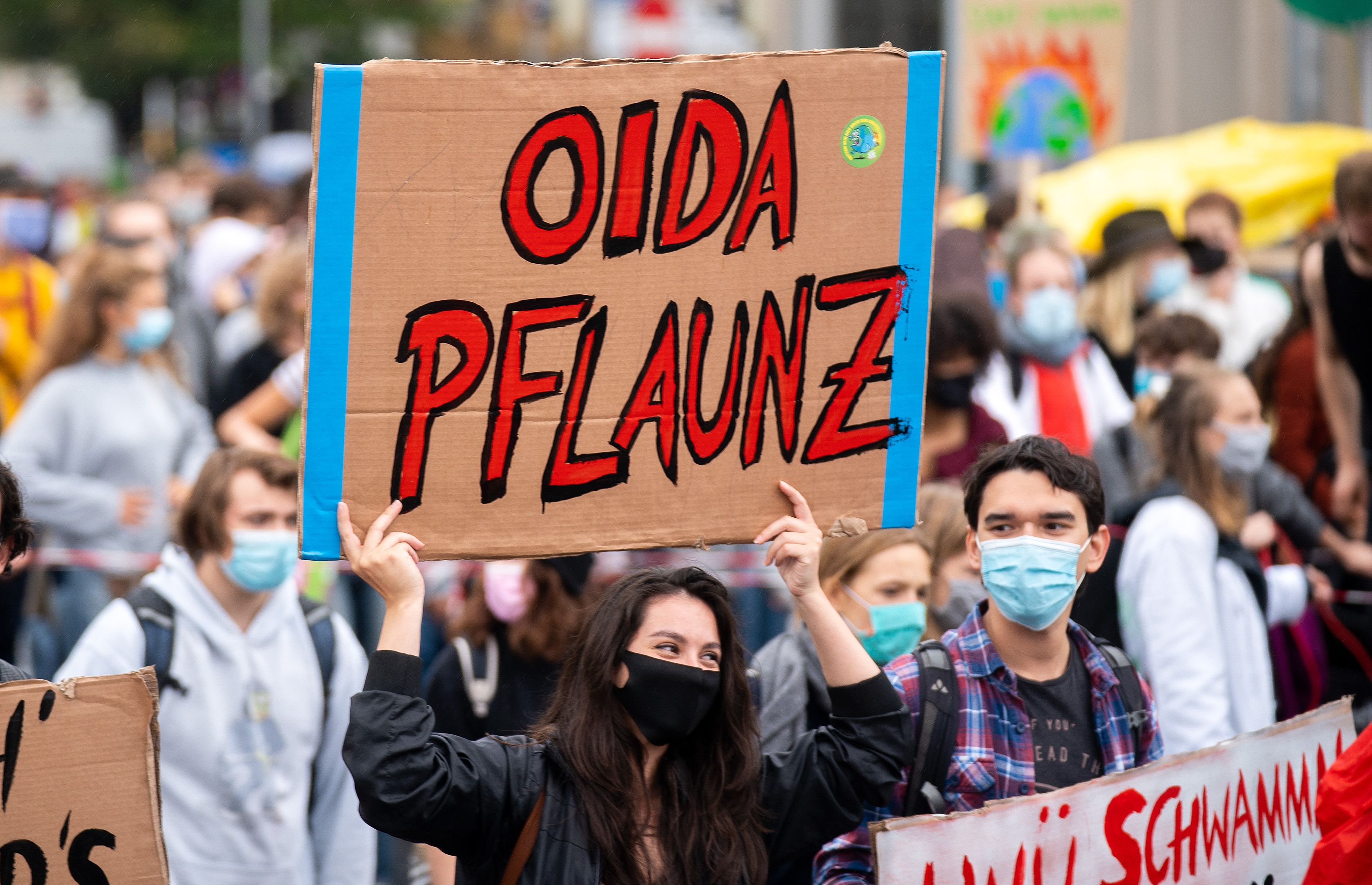 Demonstration in Wien am 25. September 2020, anl. eines weltweiten Klimastreiks der Klimaschutzbewegung "Fridays For Future"