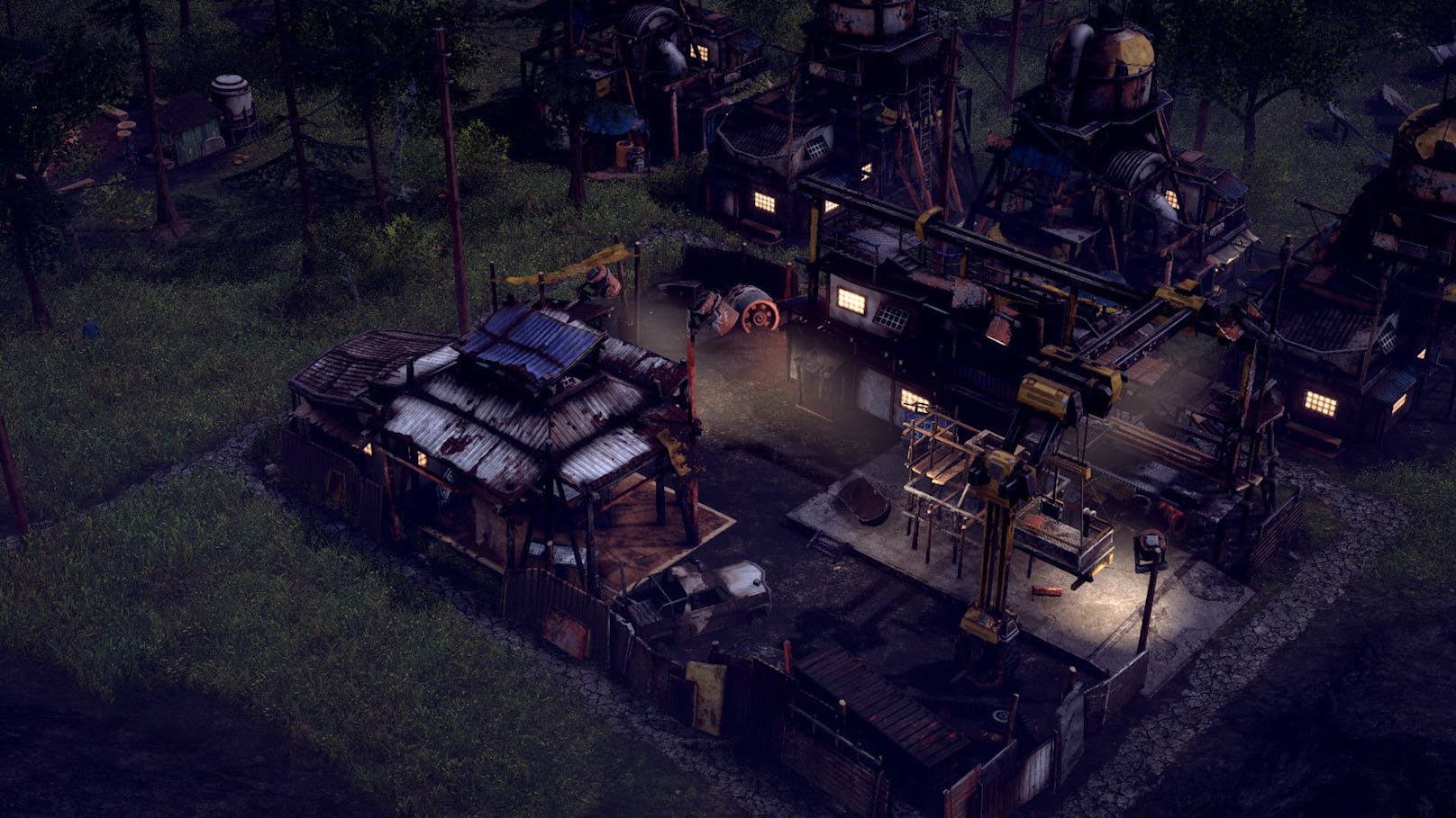 Die Überlebenden werden vom Spieler nicht aktiv selbst gesteuert, sondern sie interagieren mit und reagieren auf vorhandene Infrastruktur.