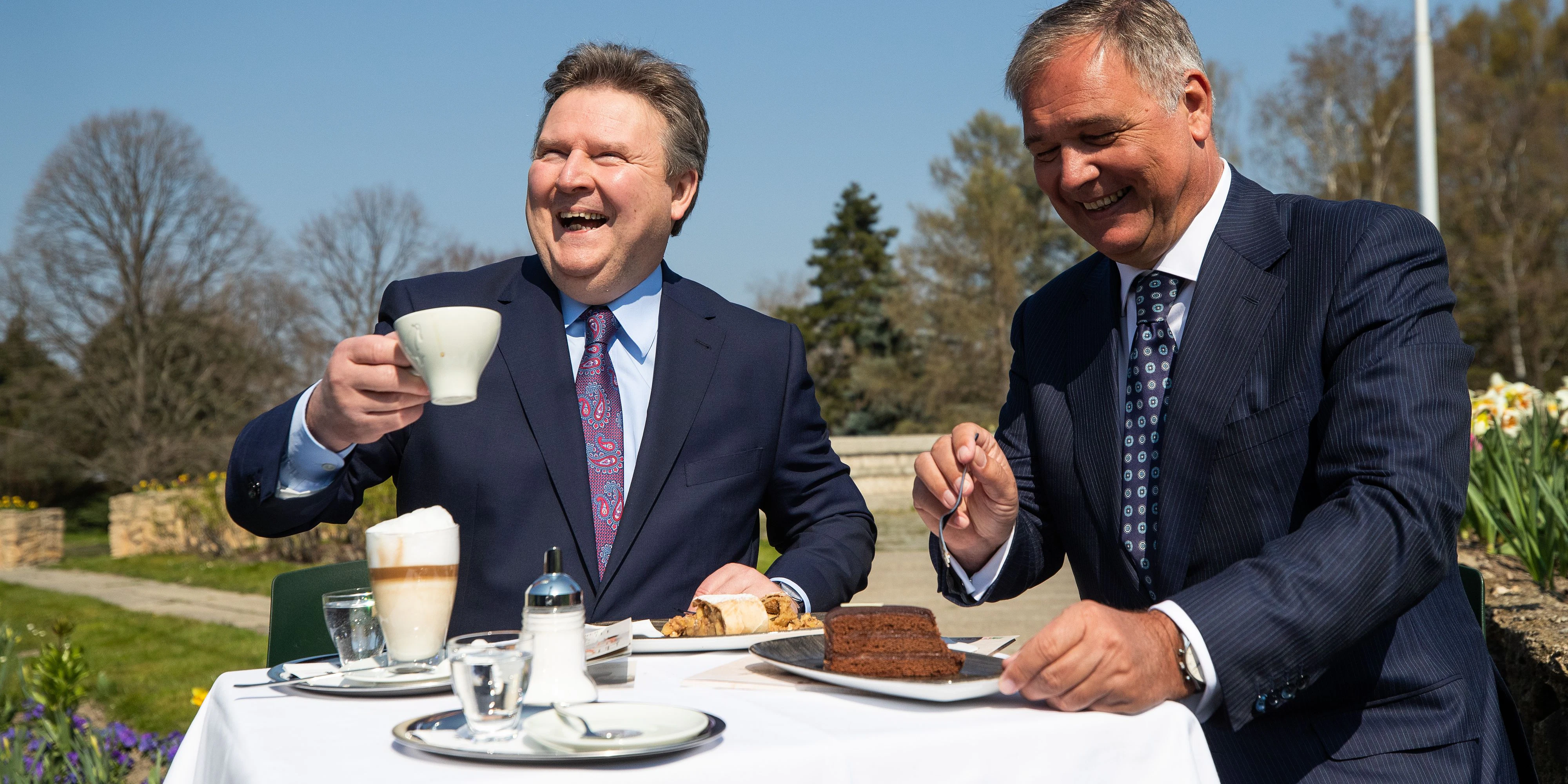 Bürgermeister Michael Ludwig und Wiens Wirtschaftskammer-Präsident Walter Ruck. (Archivbild)