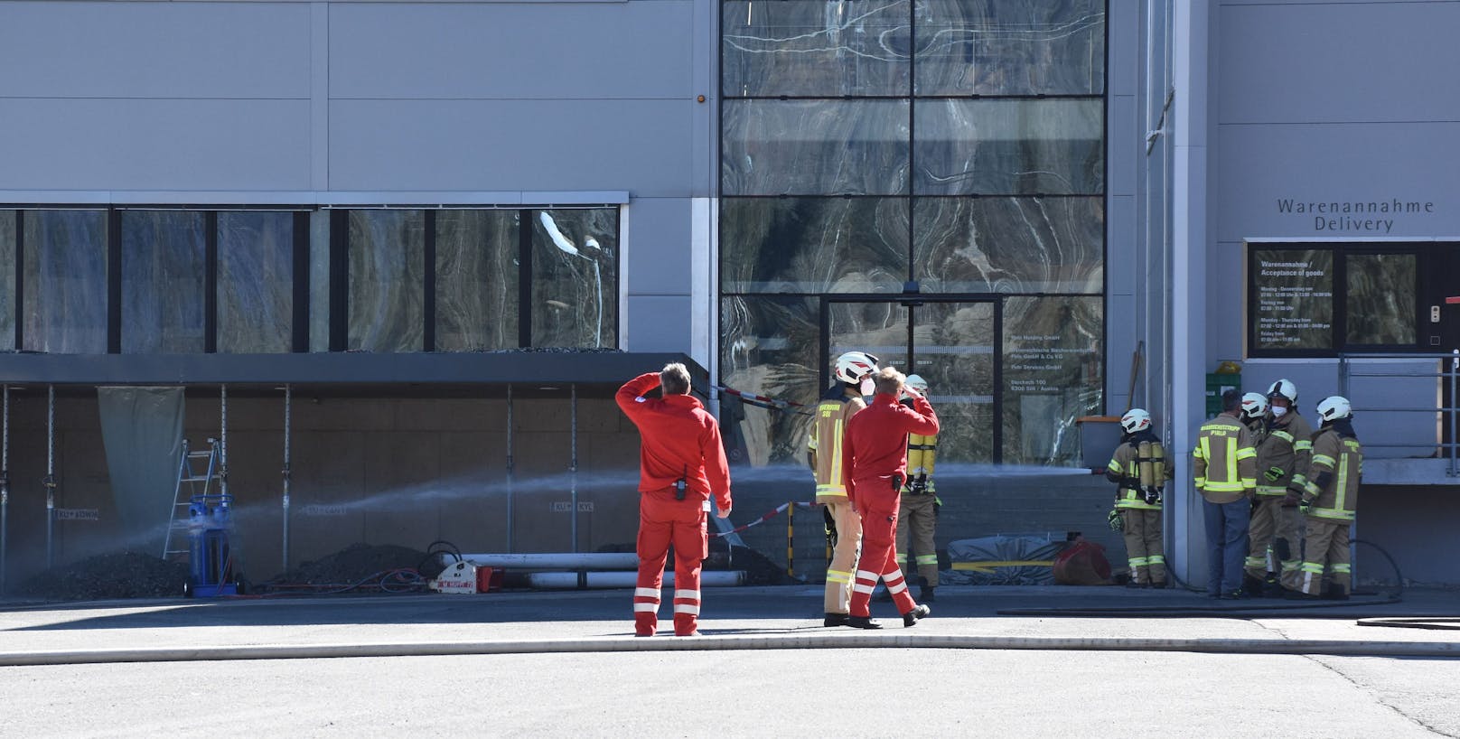 Brand einer Gasflasche sorgte für Cobra-Einsatz in Söll (2. März 2021)