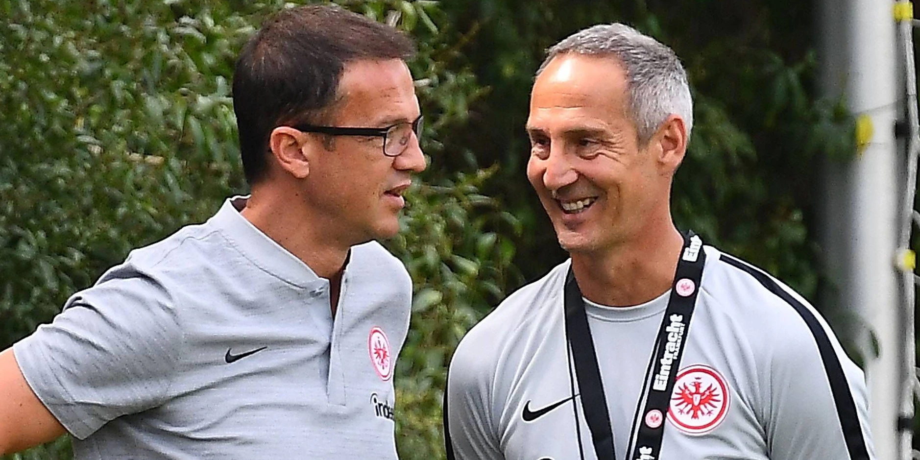Fredi Bobic und Adi Hütter gehen getrennte Wege.