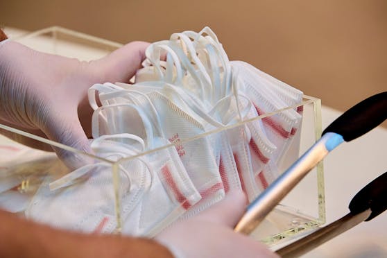 FFP2-Masken des Herstellers Hygiene Austria, hinter dem Palmers und Lenzing stehen.