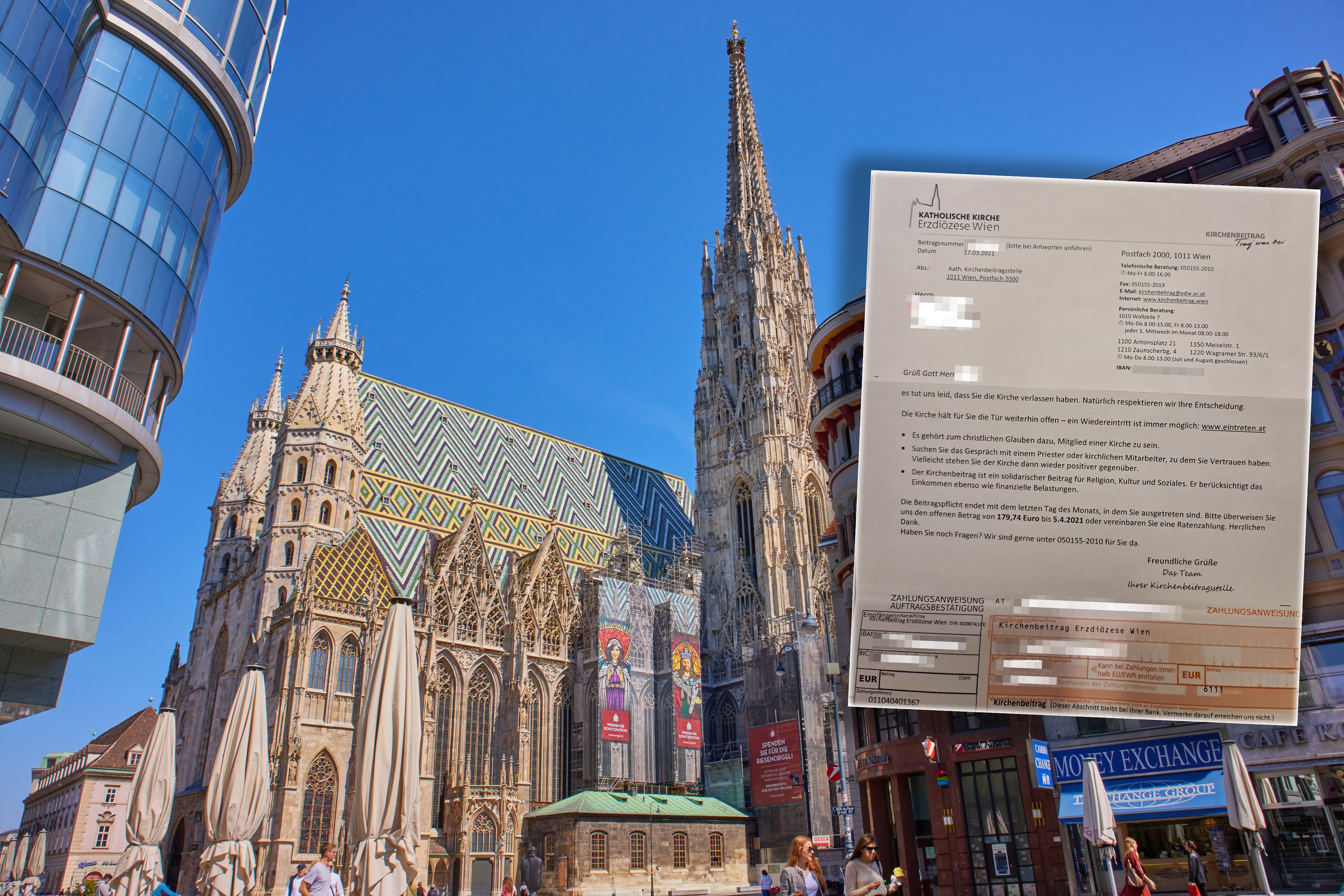 Markus ist völlig verärgert über die Kirchensteuer.