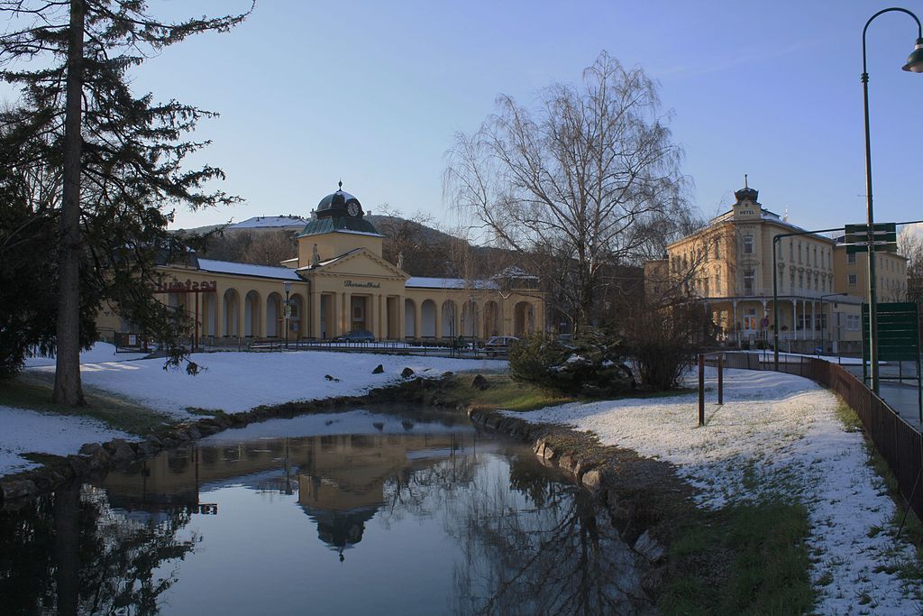 Das Thermalbad in Bad Vöslau.