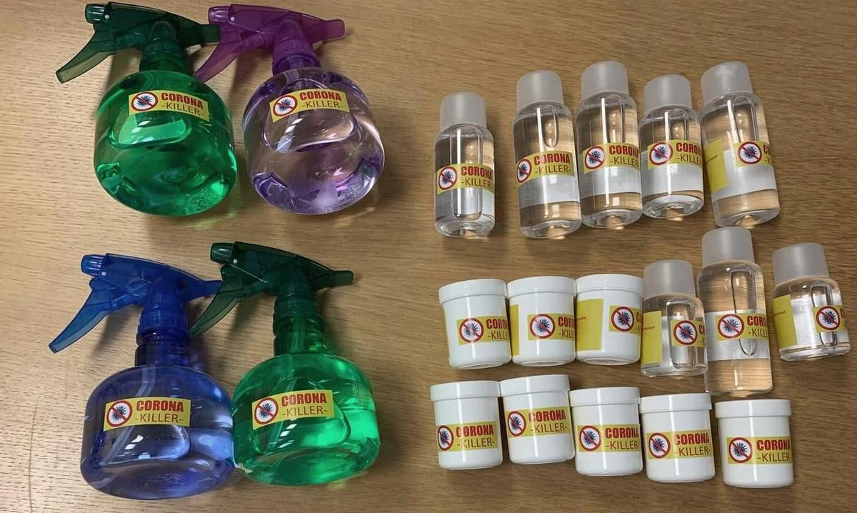 "Corona-Killer"-Produkte hat ein 31-jähriger Mann auf Ebay angeboten.