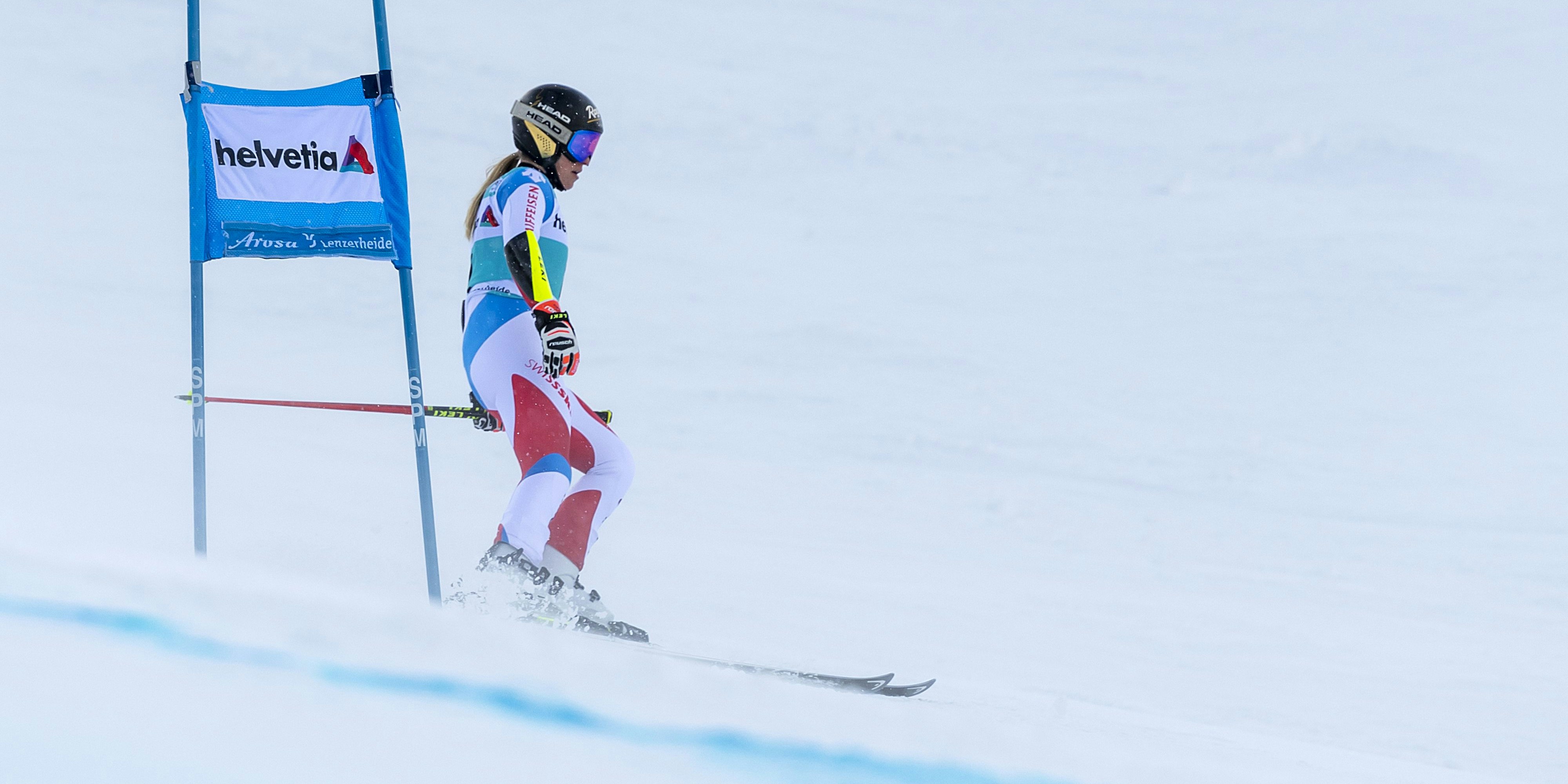 Lara Gut-Behrami verweigert die Weiterfahrt.