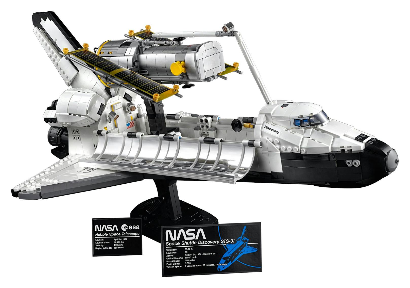 NASA und Lego konstruieren gemeinsam das Space Shuttle.