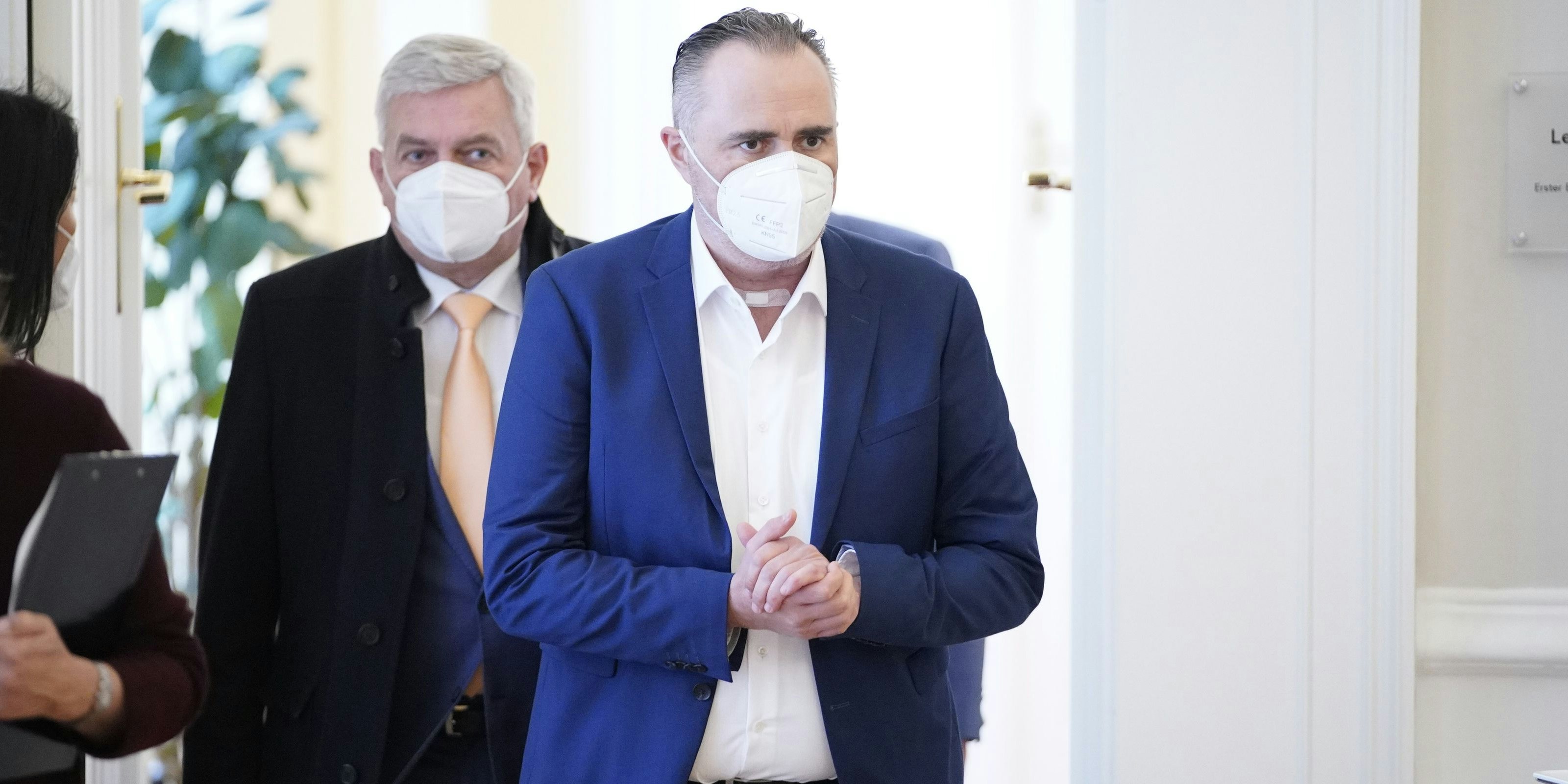 Corona-Gipfel im Bundeskanzleramt am 22.3.2021