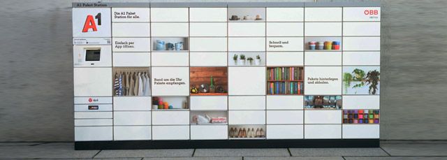 Osterüberraschungen verbergen sich in den Paketstationen.