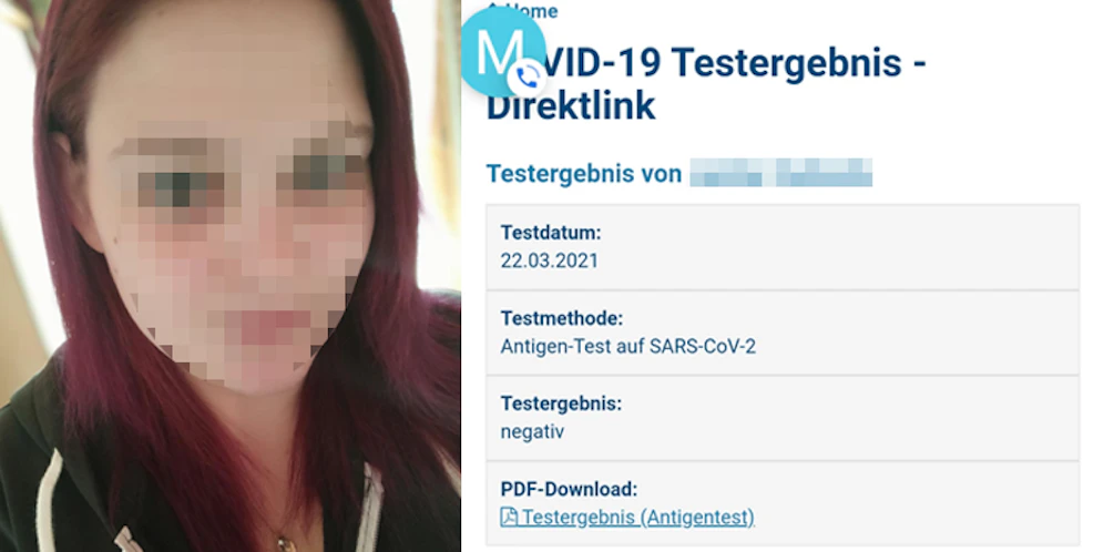 Dieses Ergebnis erhielt eine 27-jährige Wienerin per SMS.
