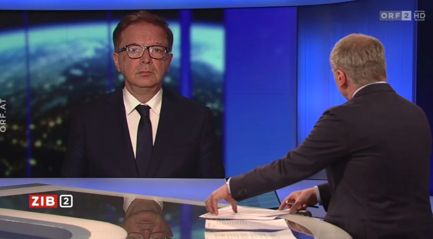 Gesundheitsminister Rudi Anschober (Grüne) in der "ZiB2".