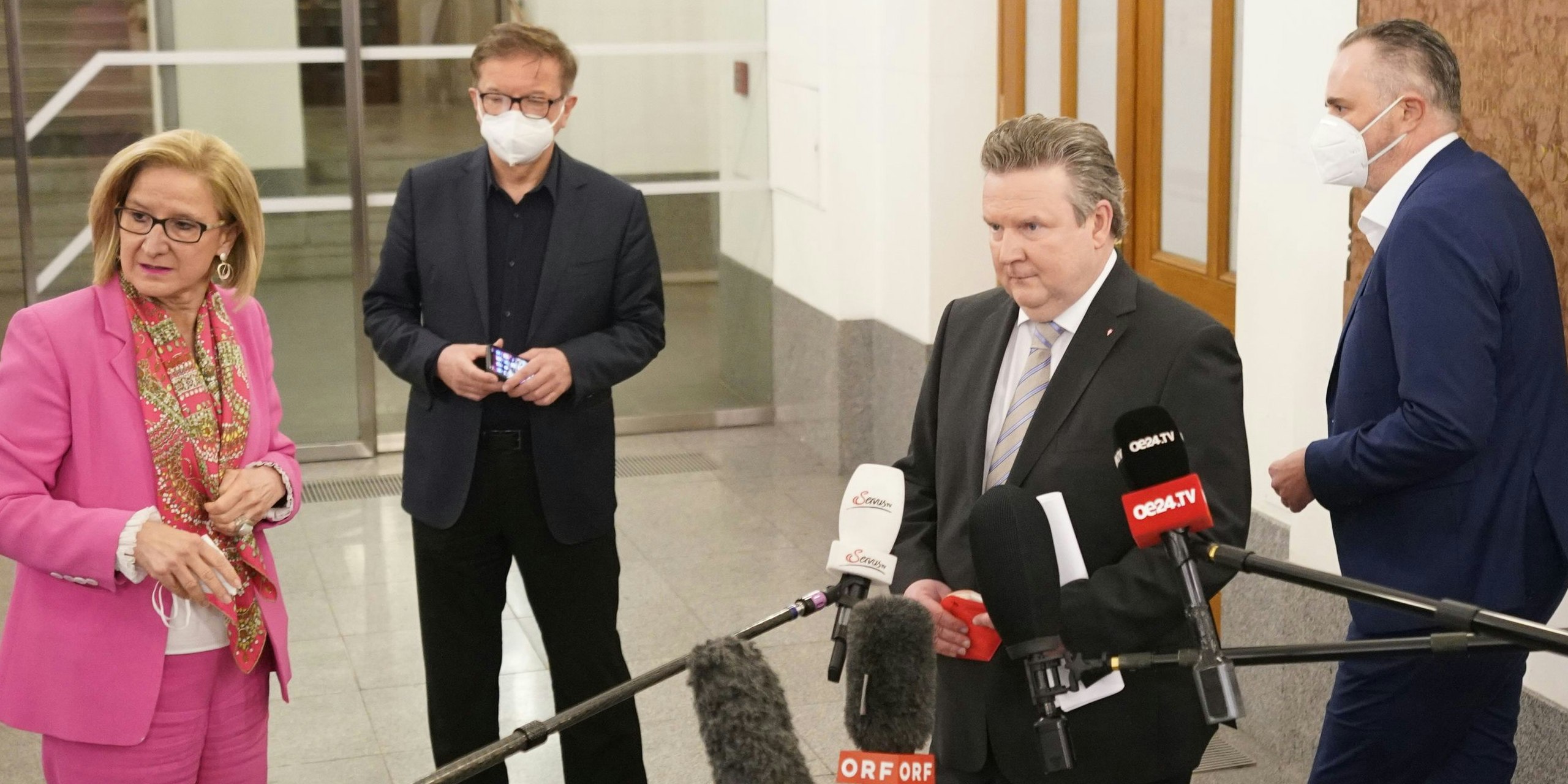 Corona-Gipfel in Wien für Maßnahmen für die Ostregion.