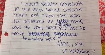 Zu lauter Sex – Nachbarn haben ein Geschenk