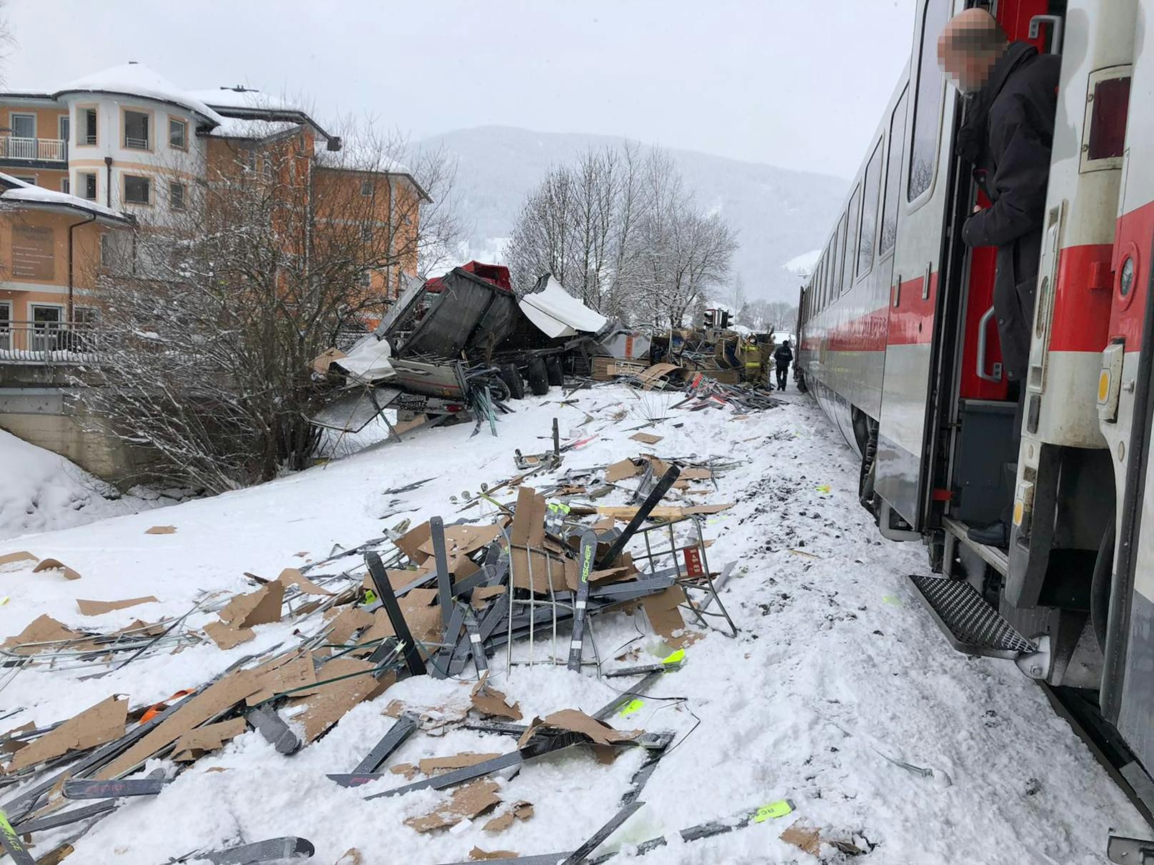 Schwerer Unfall am in Altenmarkt auf der Ennstalbahnstrecke.