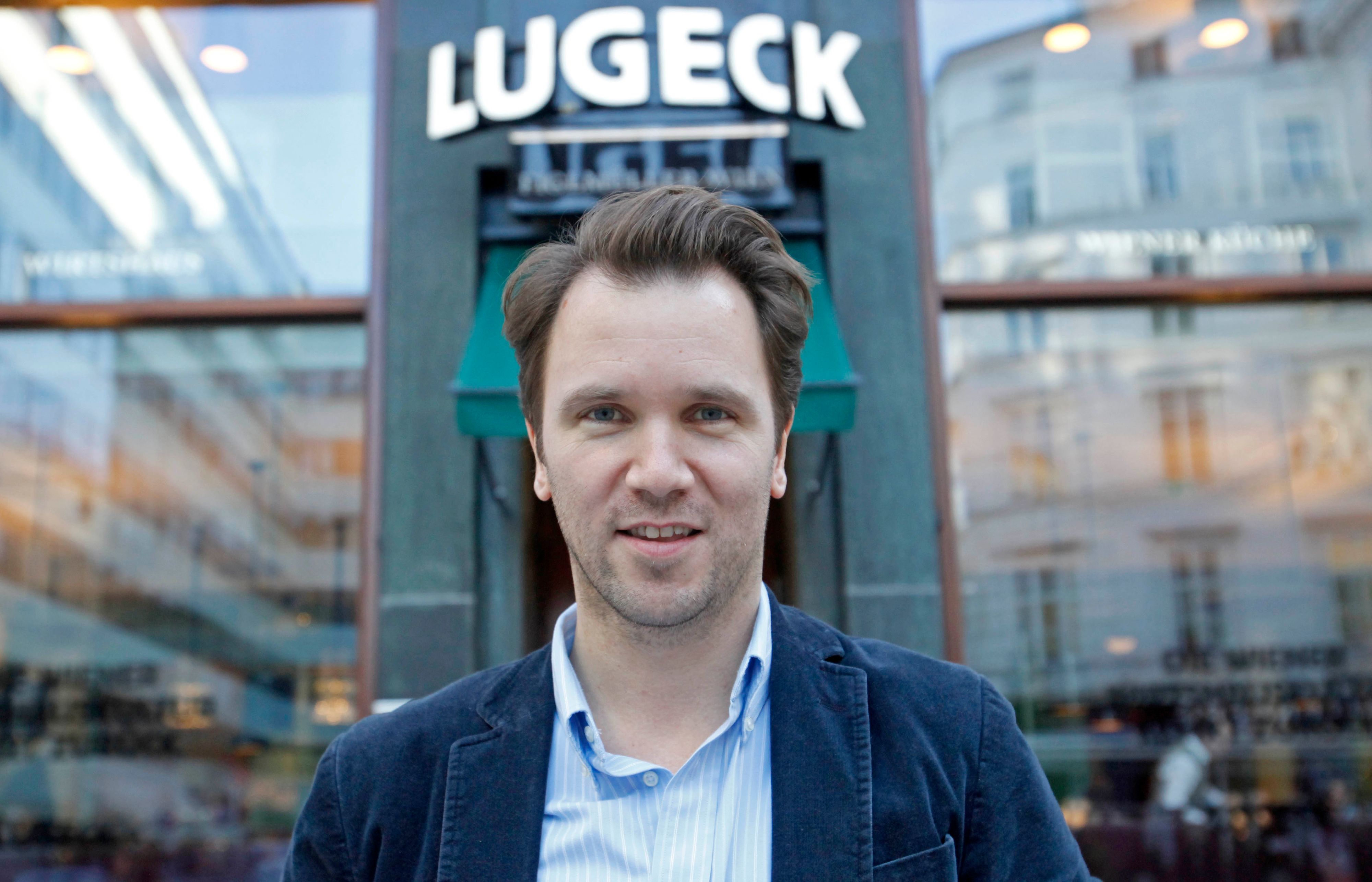 Download von www.picturedesk.com am 23.03.2021 (13:22).  Das neu eröffnete Lokal LUGECK der Brüder Thomas und Hans Figlmüller. Im Bild: Thomas Figlmüller. Wien. 09.12.2014 - 20141209_PD3351 - Rechteinfo: Rights Managed (RM) Nur fÃ¼r redaktionelle Nutzung!