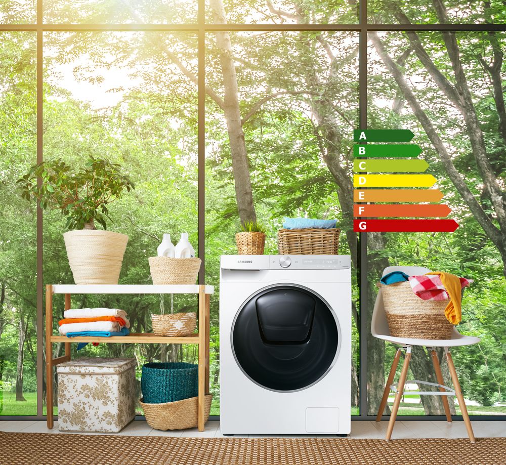 Flaggschiff-Modelle der Samsung Hausgeräte bleiben ausgesprochen energieeffizient.