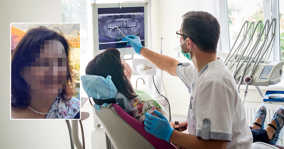 Die Wienerin hat noch immer Schmerzen auf den betroffenen Zähnen.