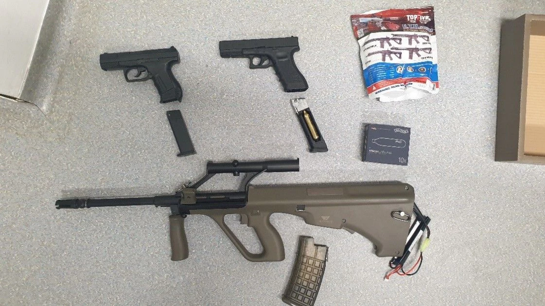 Die Waffen wurden sichergestellt