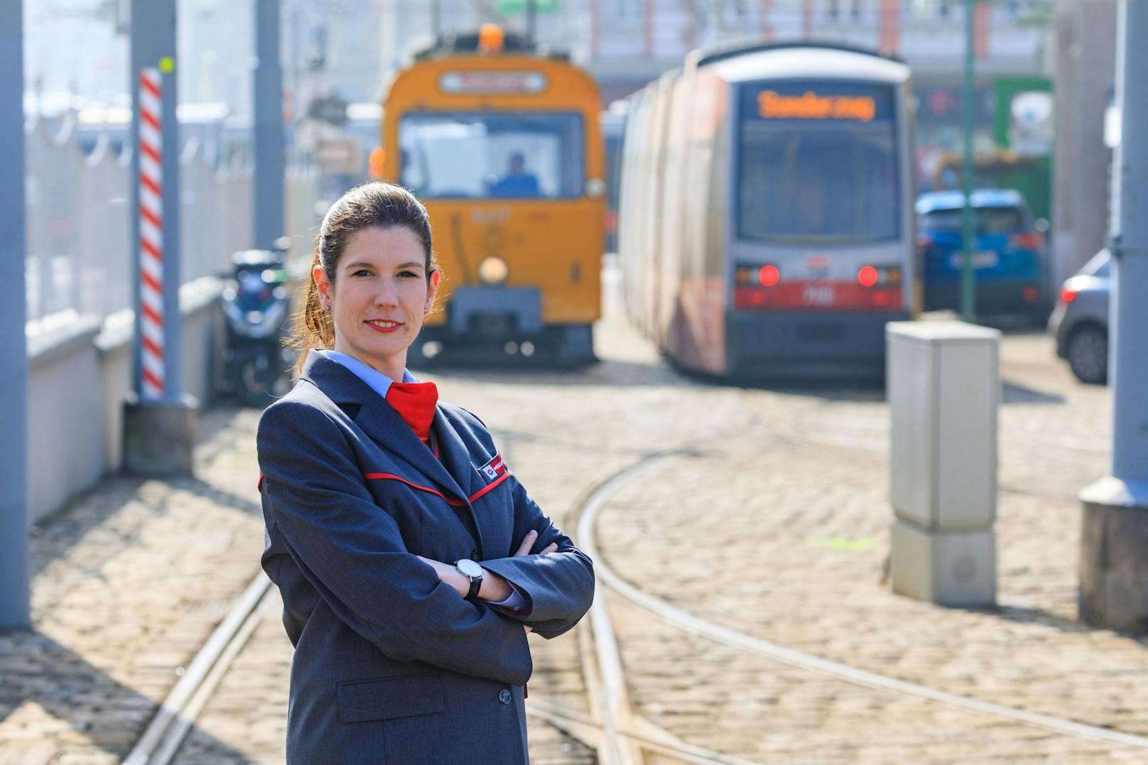 Elisabeth Waltjen ist verantwortlich für zehn Straßenbahn-Linien und 360 Mitarbeiter.