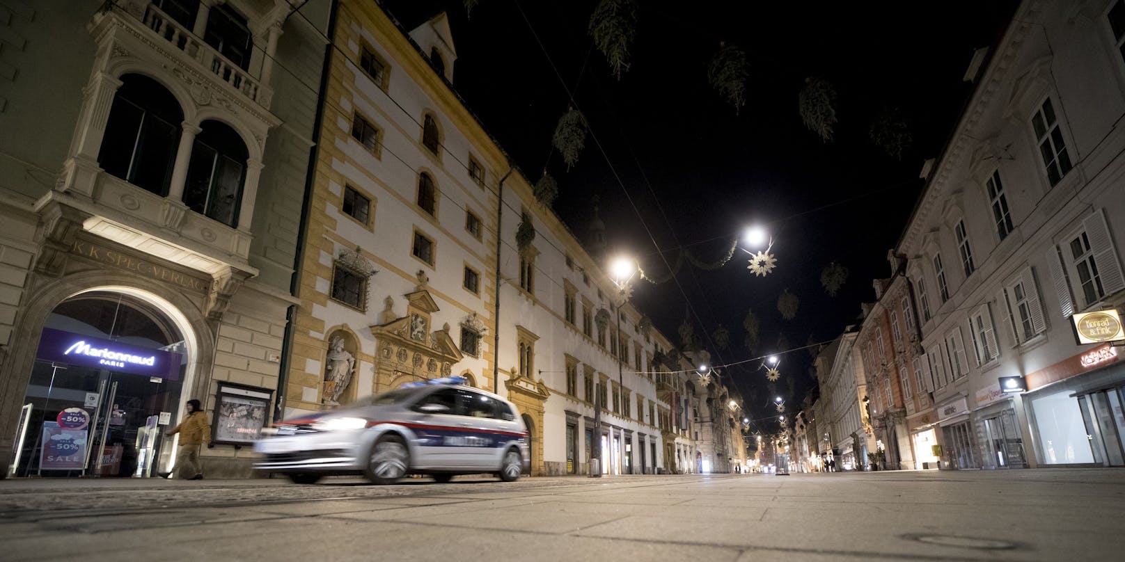 Die Grazer Polizei fahndet nach einem flüchtigen Täter