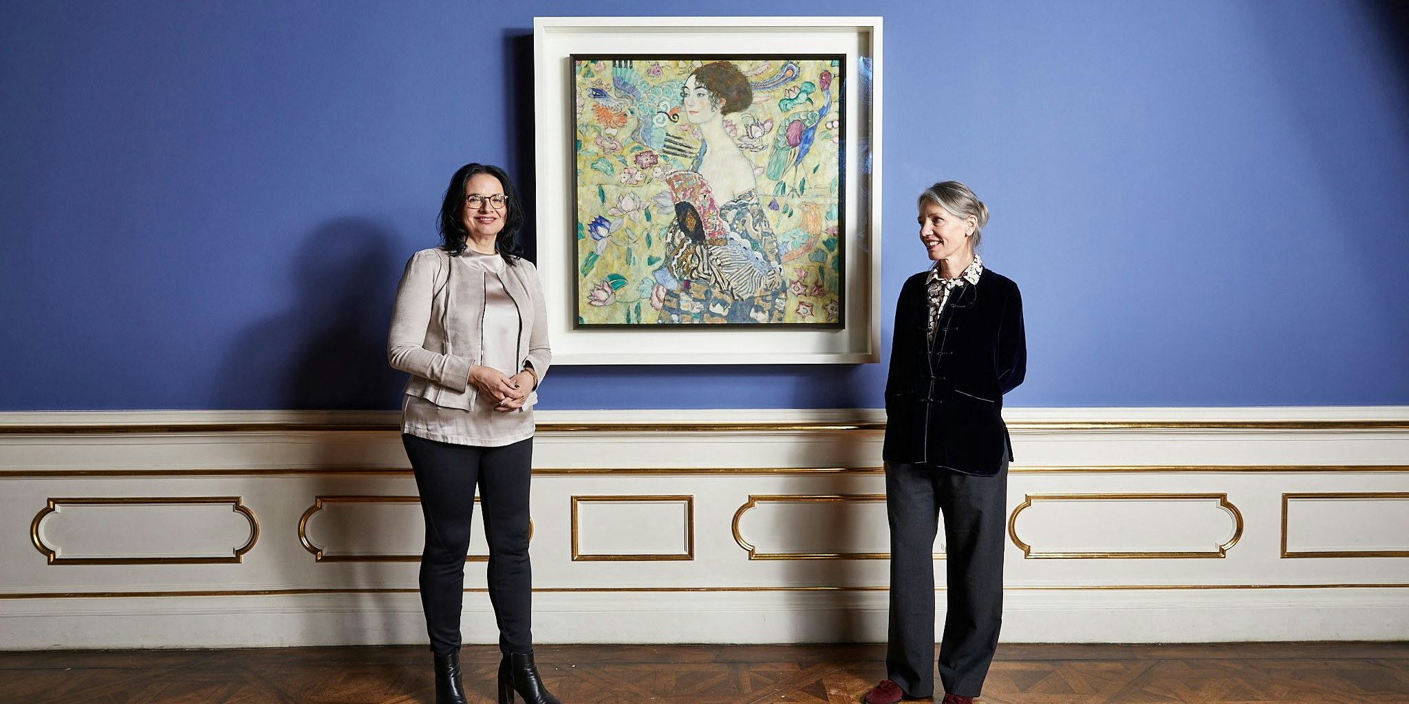 Staatssekretärin Mayer und Belvedere-Chefin Rollig.