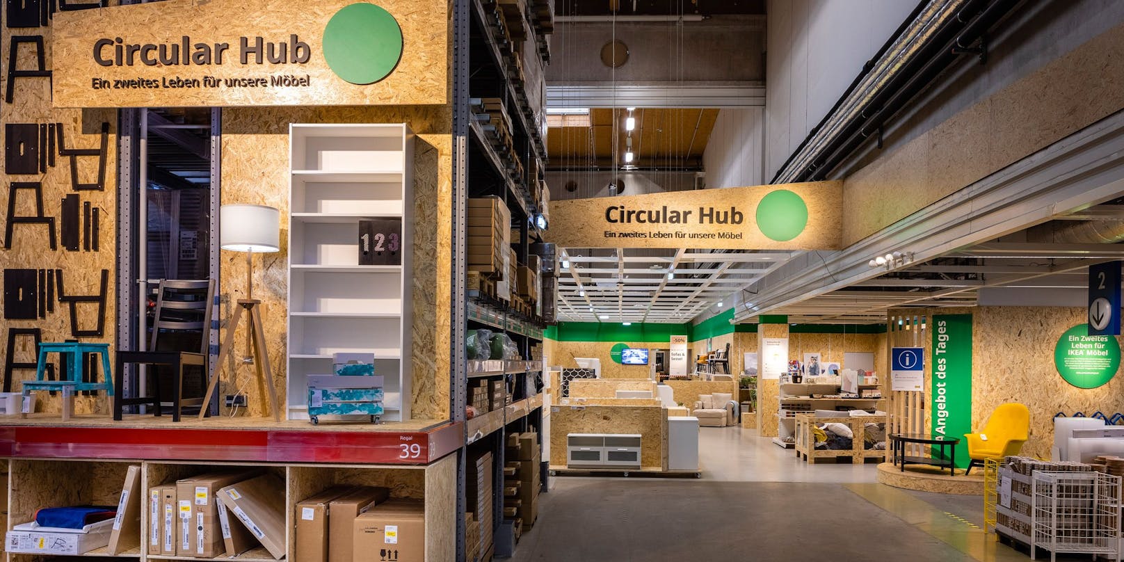Ikea setzt zunehmend auf Nachhaltigkeit, gebrauchte Möbel bekommen die Chance auf ein "zweites Leben".