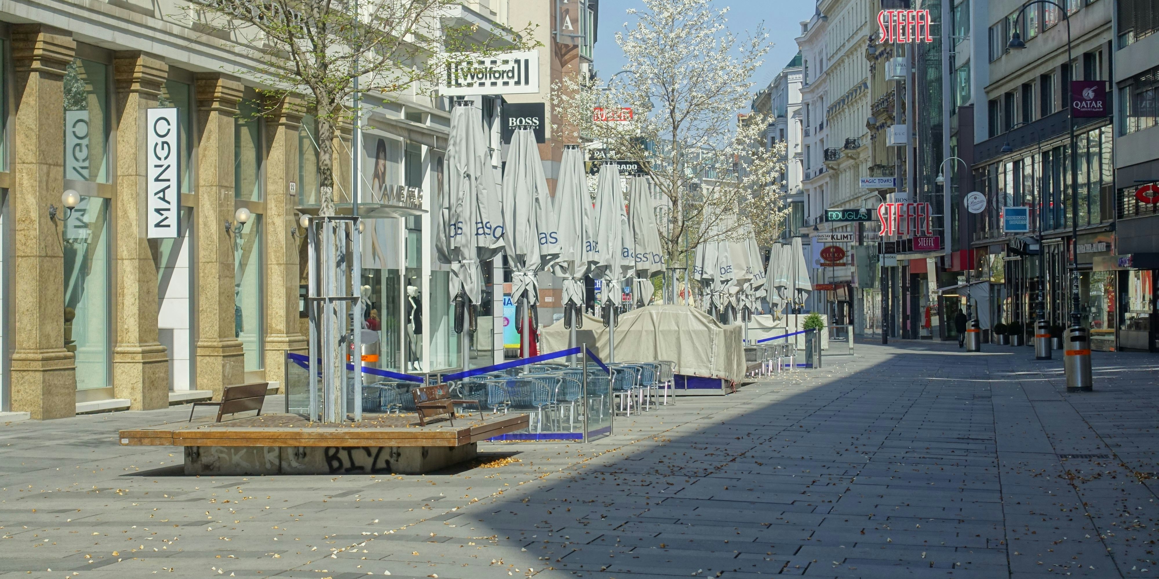 Leere Kärntnerstraße