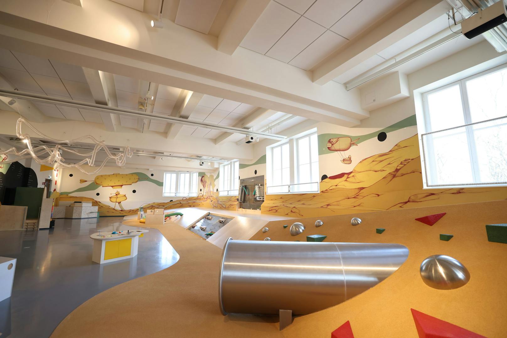 Im Technischen Museum Wien in Rudolfsheim-Fünfhaus wurde gestern der neue Familienbereich "miniXplore" eröffnet.