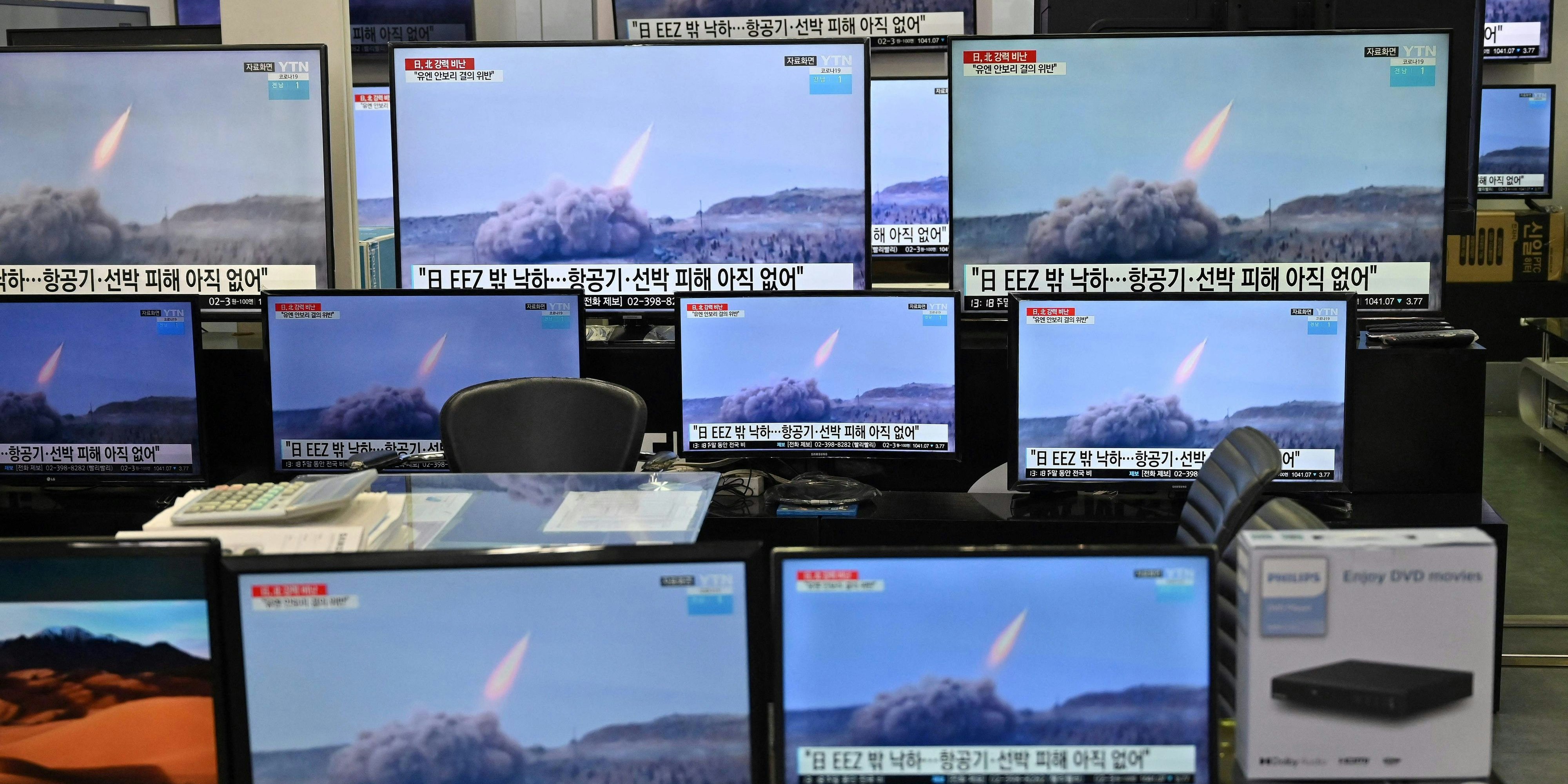 Raketenabschuss in Nordkorea